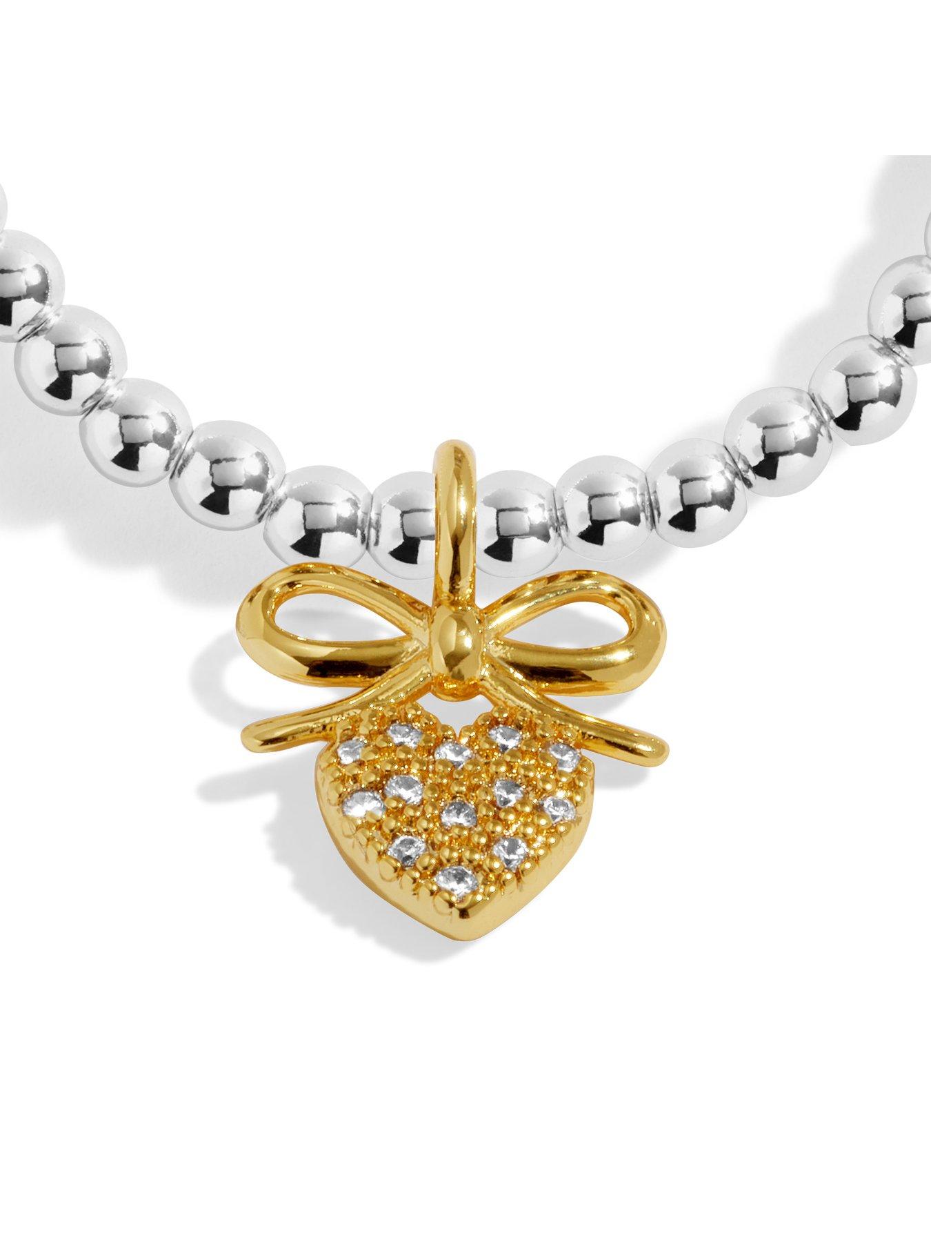 Image 5 of 6 of Joma Jewellery Kids A Little Beautiful Birthday Girl Bracelet - Silver & Gold Plated
