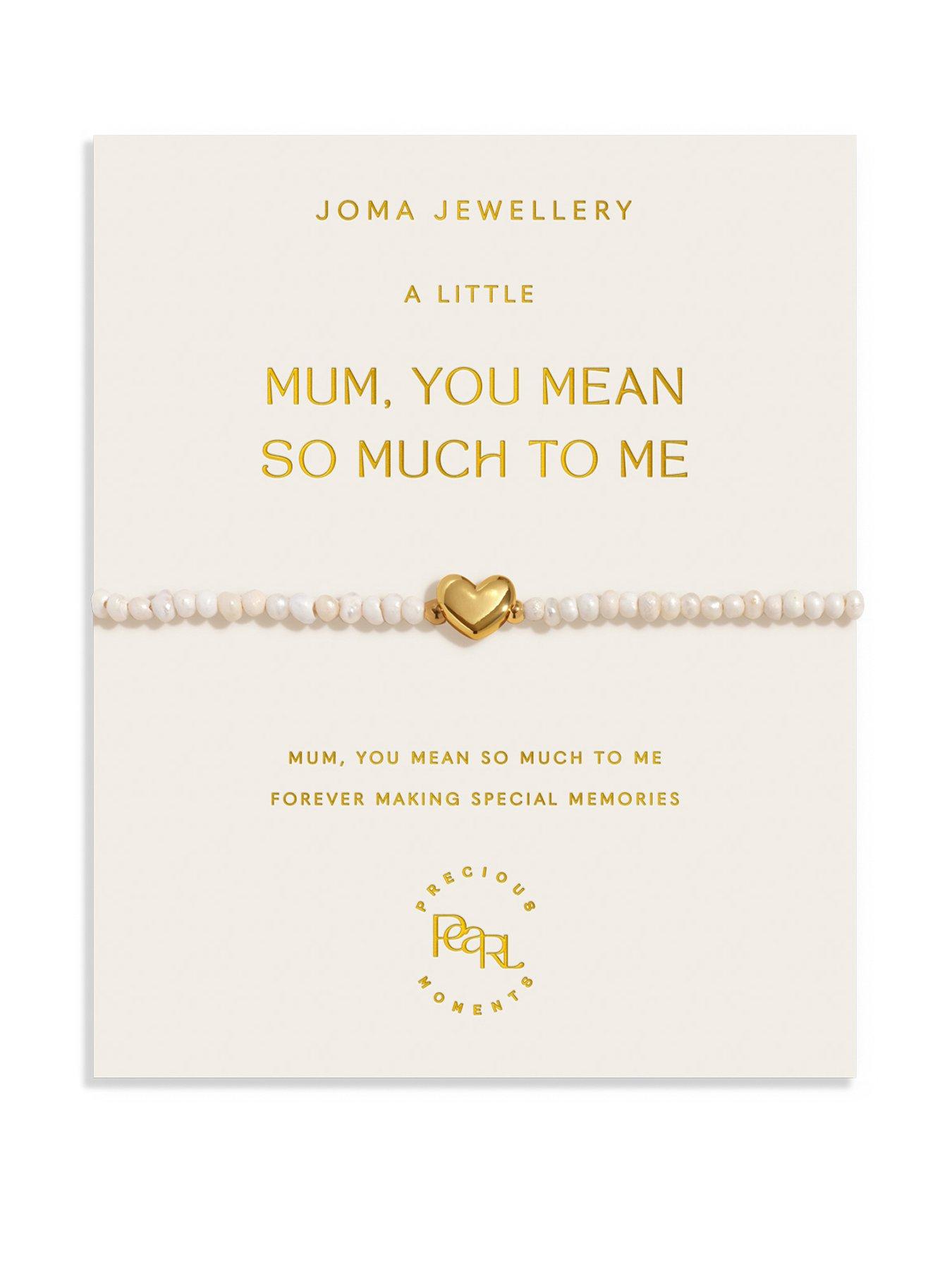 Katie Loxton PRECIOUS MOMENTS , MUM, YOU MEAN SO MUCH TO ME , Gold Plated , Bracelet , 18cm + 3cm extender