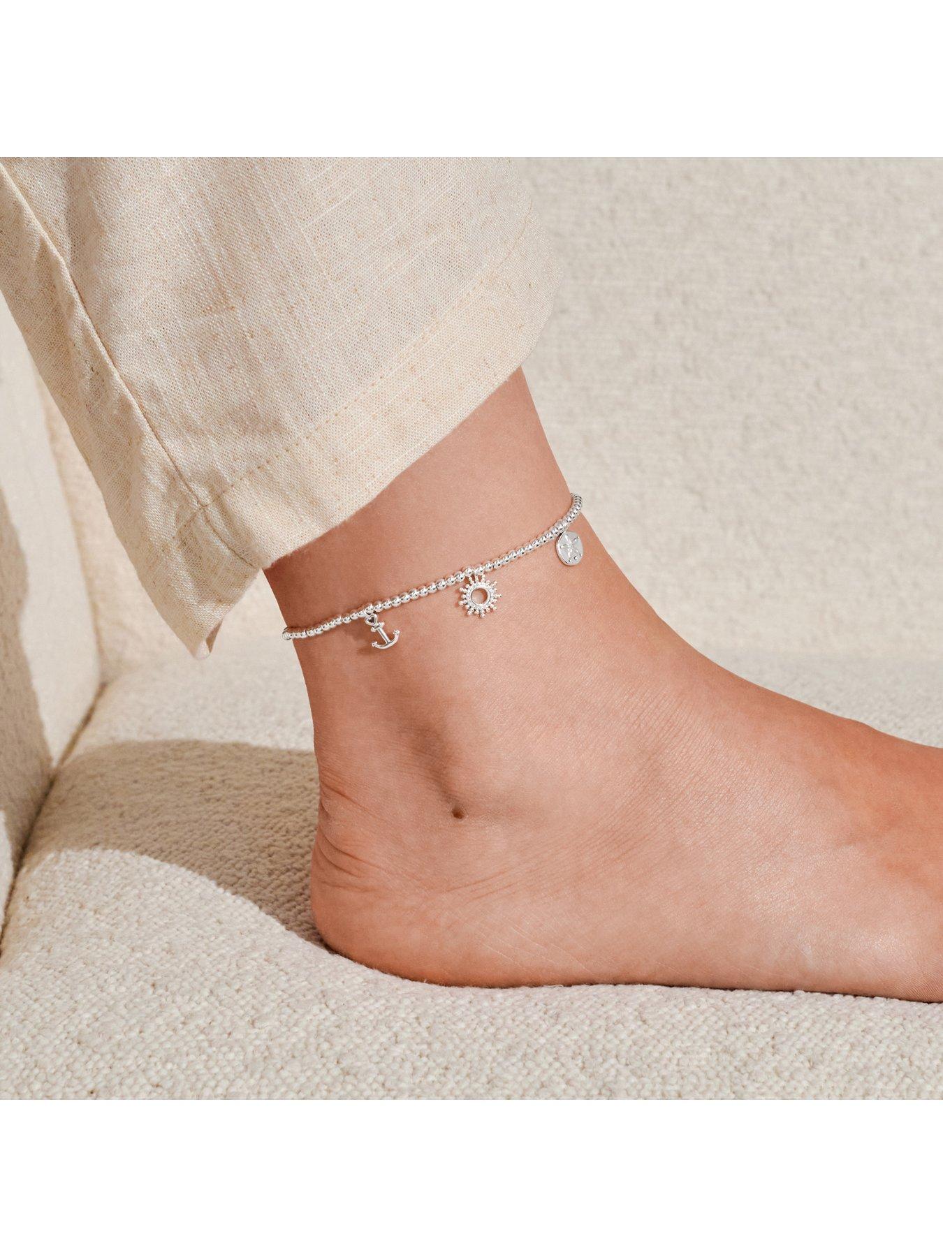 joma-jewellery-anklet-charms-silver-plated-anklet-23cm-stretchstillFront
