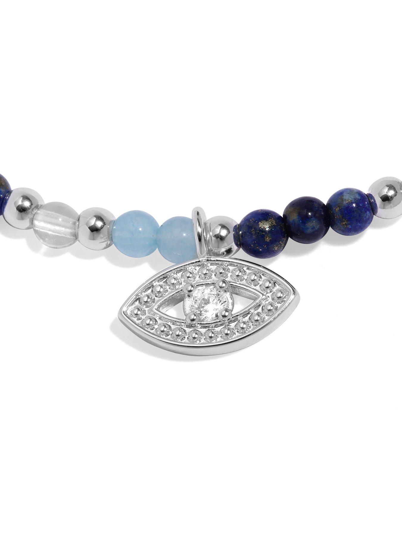 Image 4 of 5 of Joma Jewellery ANKLET , EYE , Silver Plated , Anklet , 23cm stretch