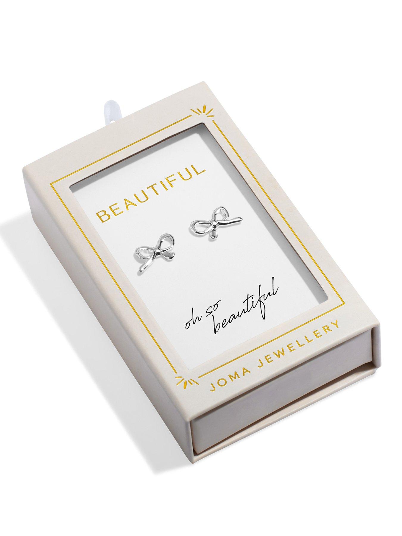 Joma Jewellery MOMENTS TO SHINE , BEAUTIFUL , Silver Plated , Stud Earrings
