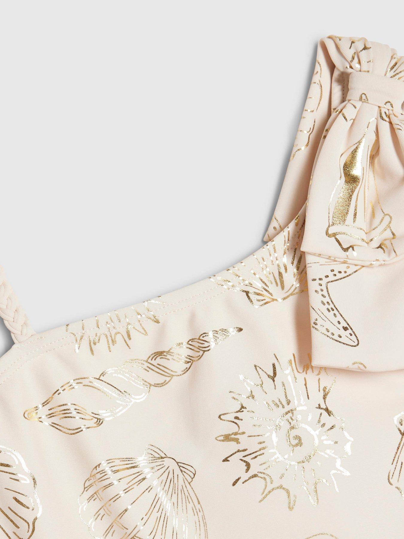 river-island-older-girls-foil-shell-swimsuit-creamoutfit
