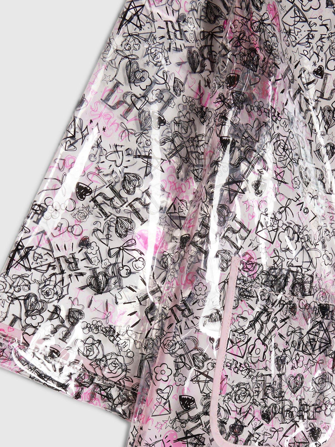 river-island-older-girls-graffiti-print-raincoat-blackoutfit