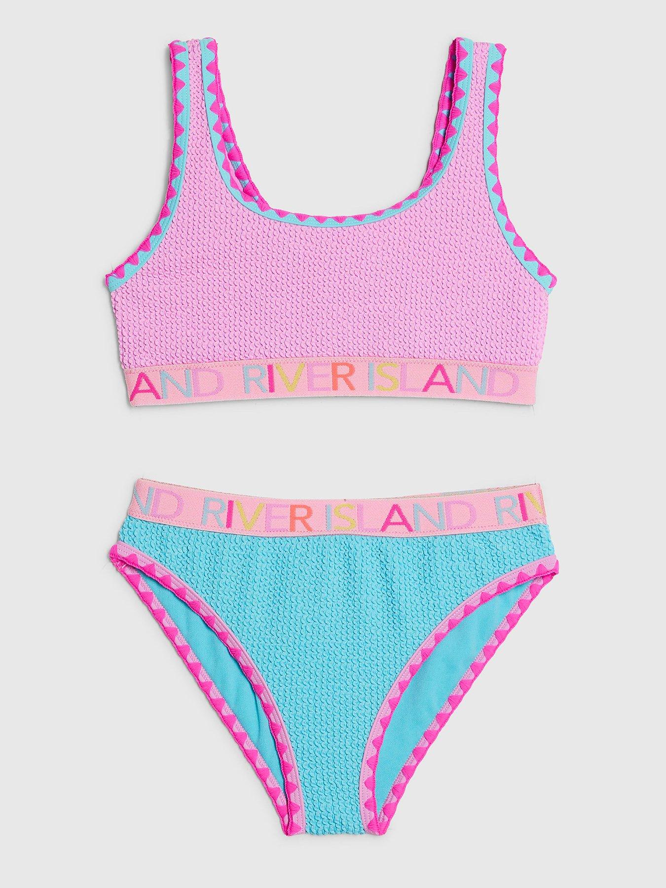 river-island-older-girls-textured-elastic-bikini-set-purplefront