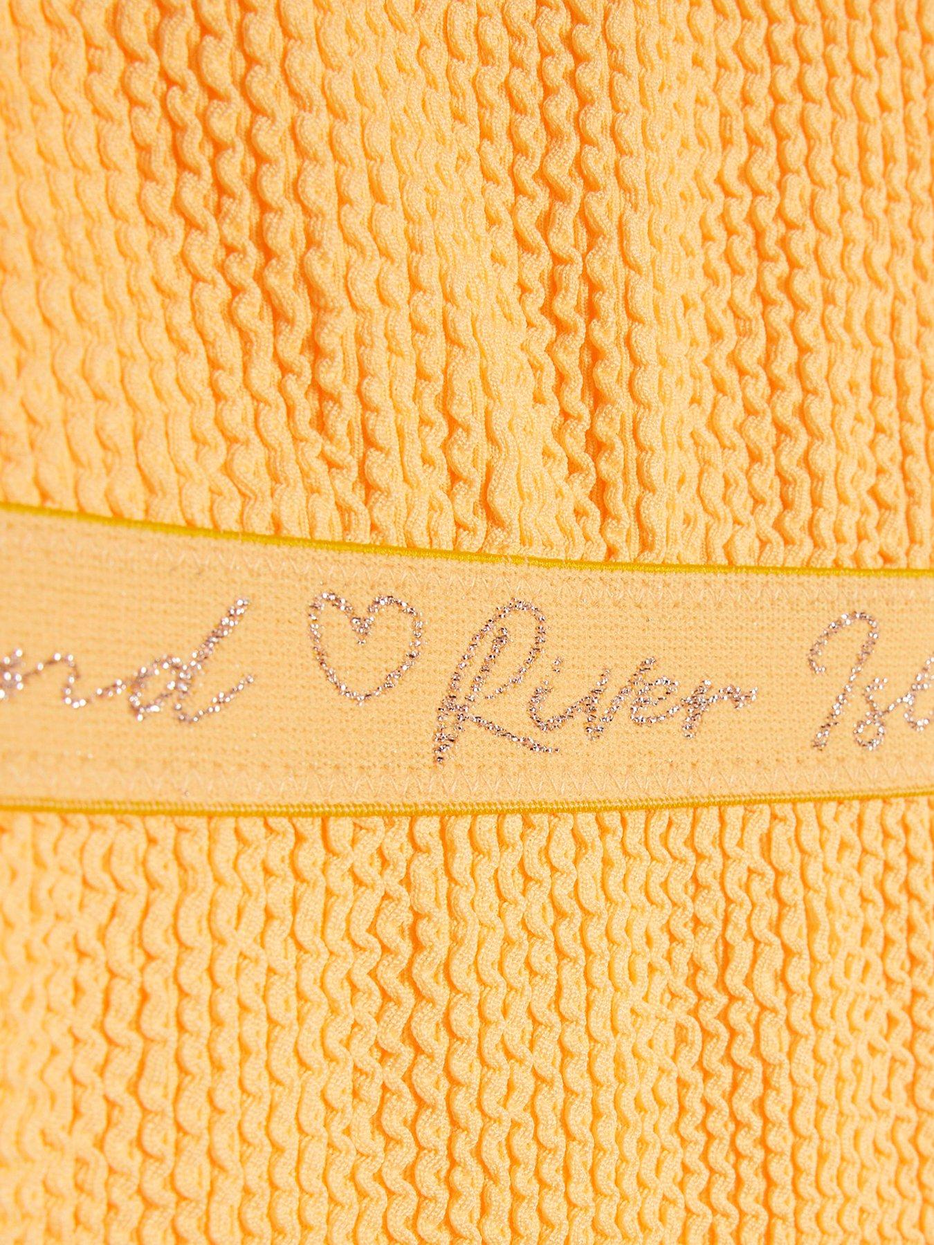Image 3 of 3 of River Island Older Girls Textured 2 Pack Swimsuit - Pink