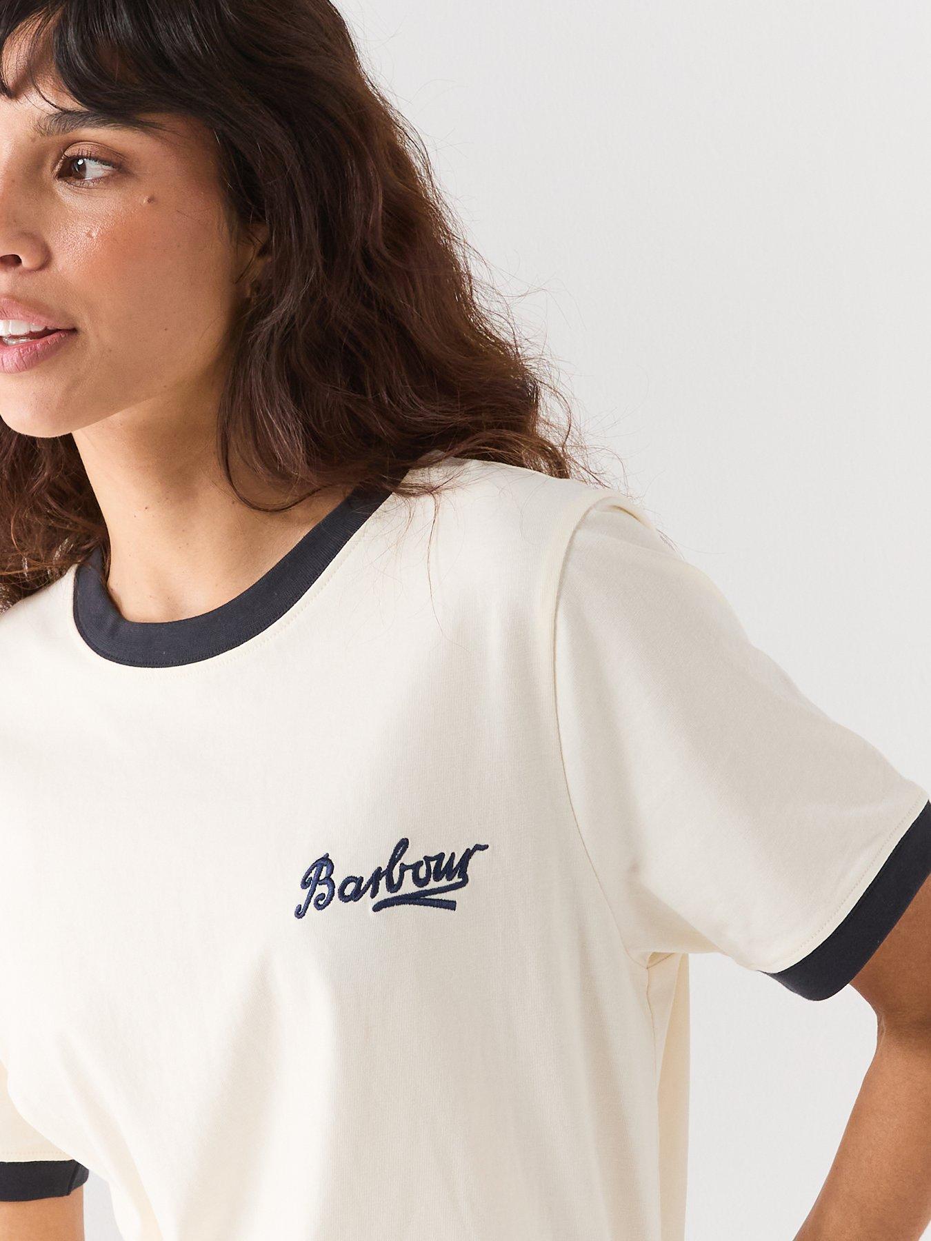 Image 5 of 5 of Barbour Madeline T-Shirt - White
