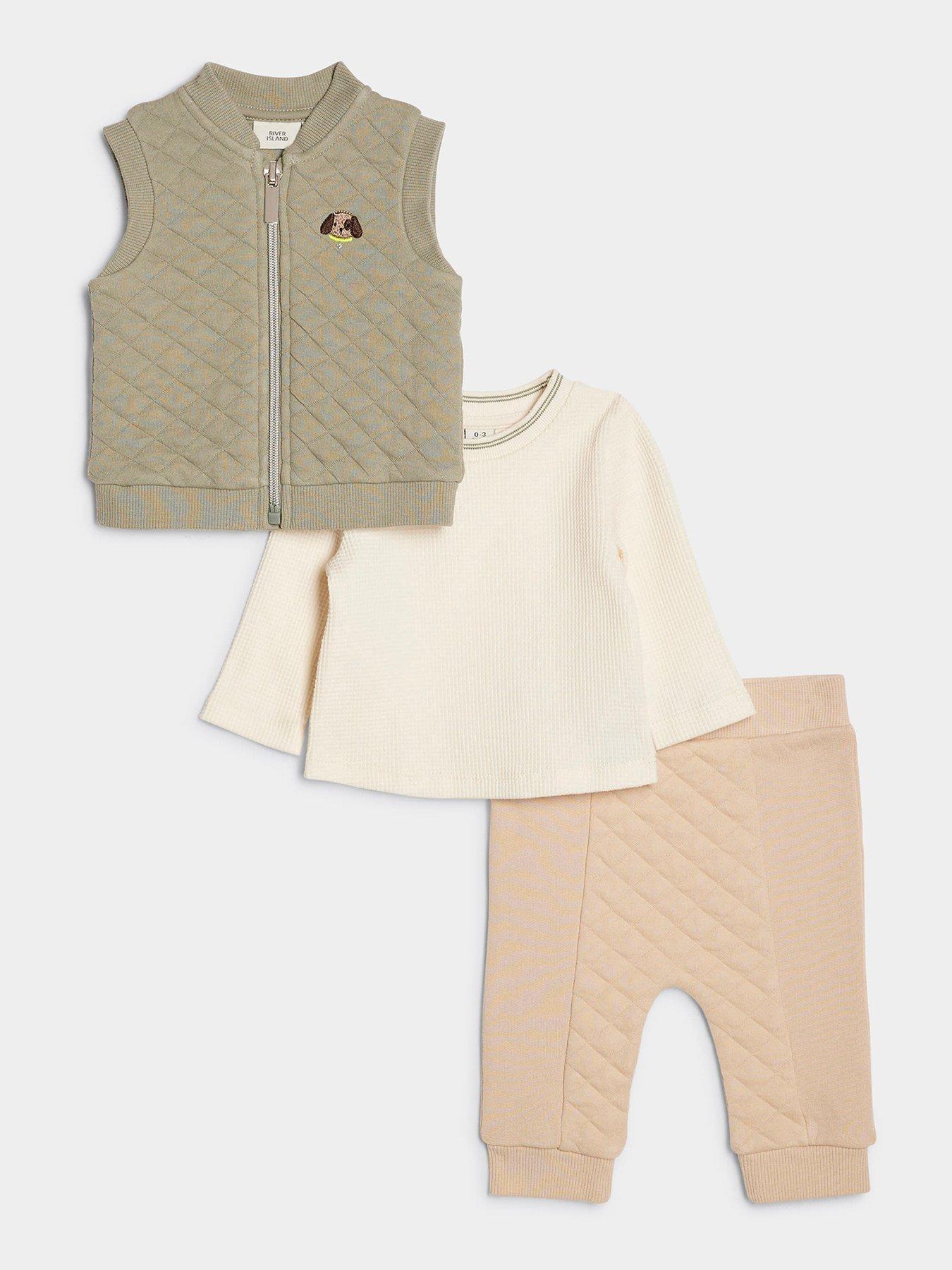 river-island-baby-boys-quilted-gilet-set-khaki