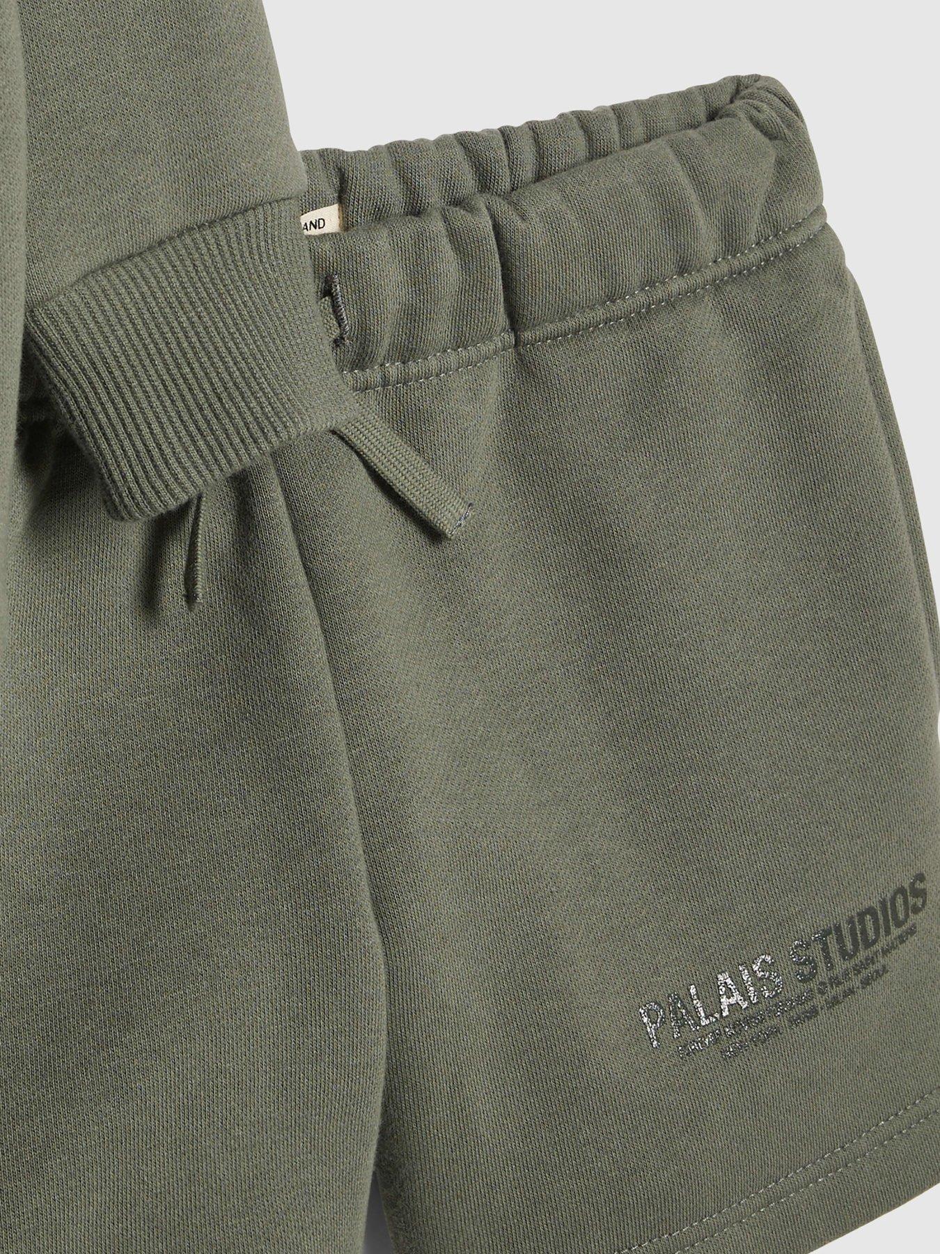 Image 4 of 5 of River Island Mini Boys Palais Sweat Set - Green