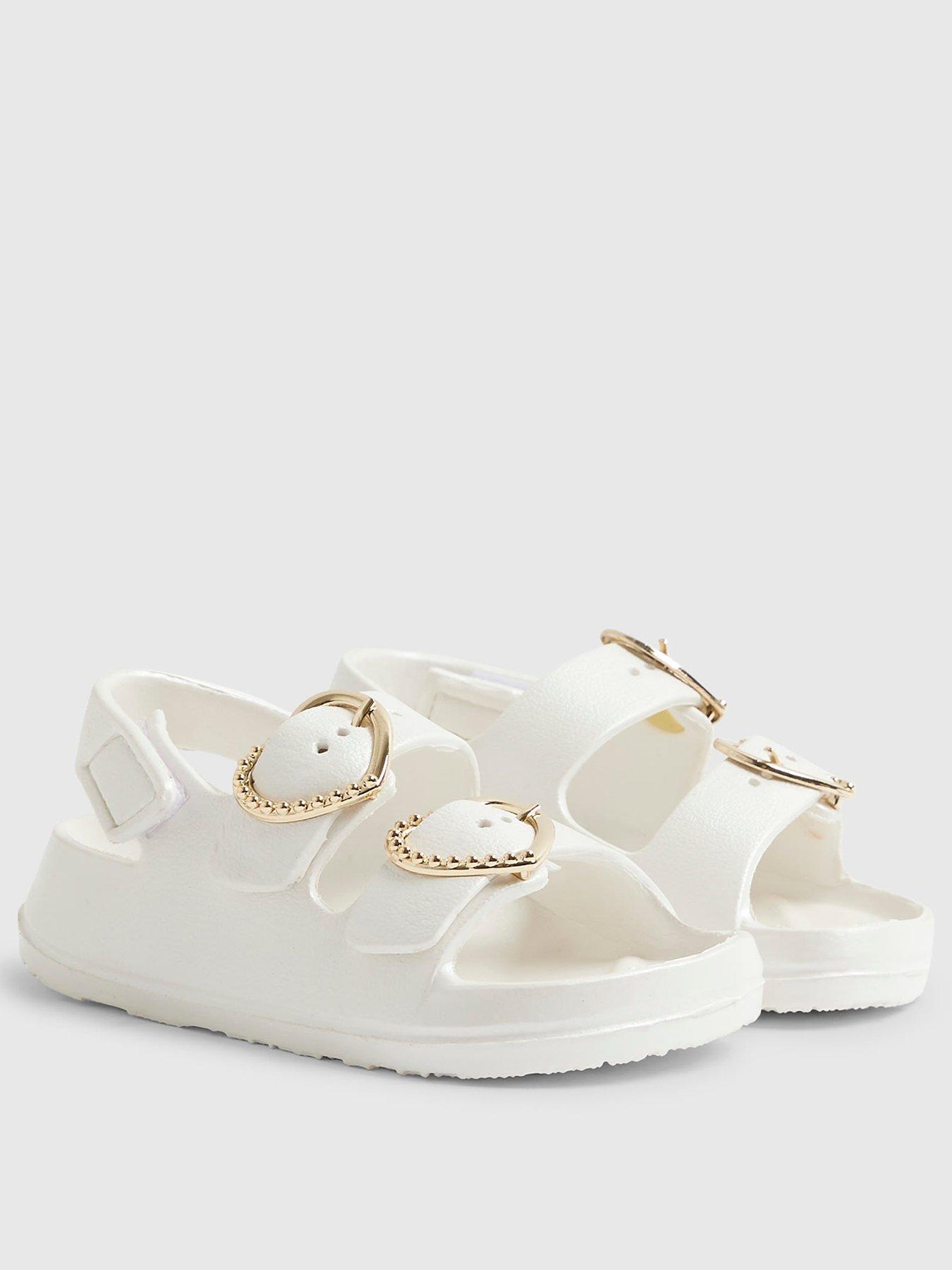 river-island-mini-girls-double-strap-moulded-sandals-whitestillFront