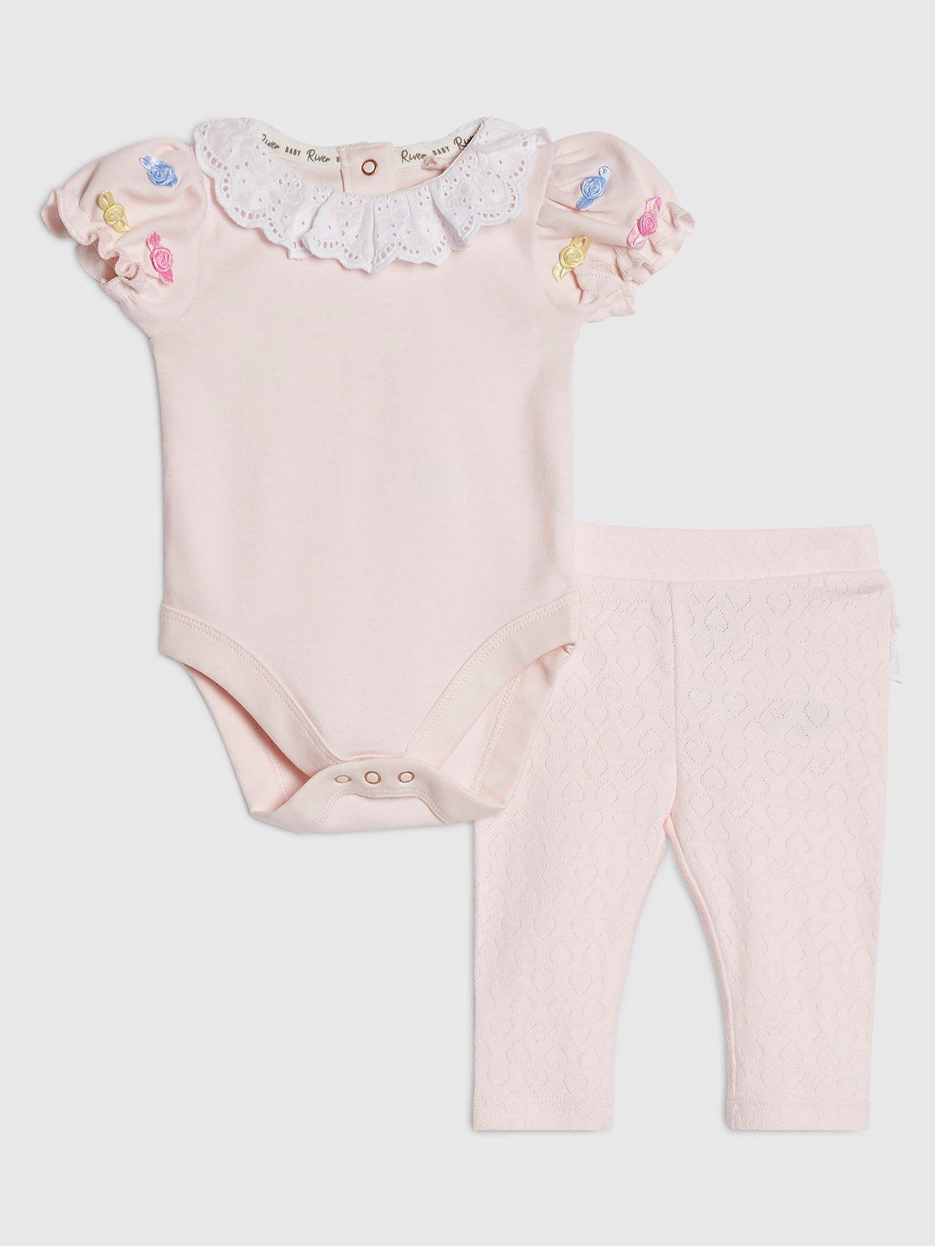 river-island-baby-girls-rosette-frill-bodysuit-set-pink