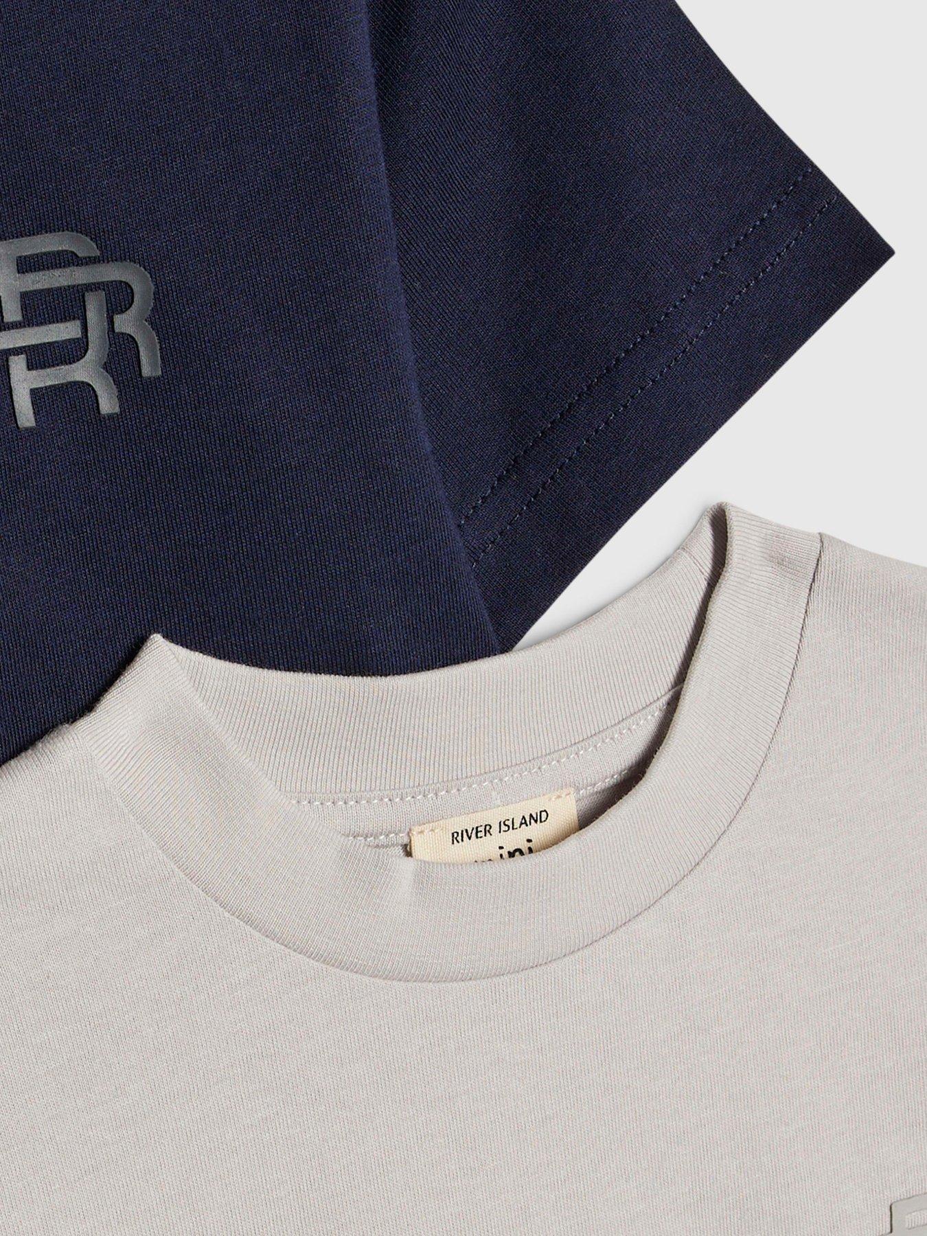 river-island-mini-boys-2-pack-t-shirts-set-navyoutfit
