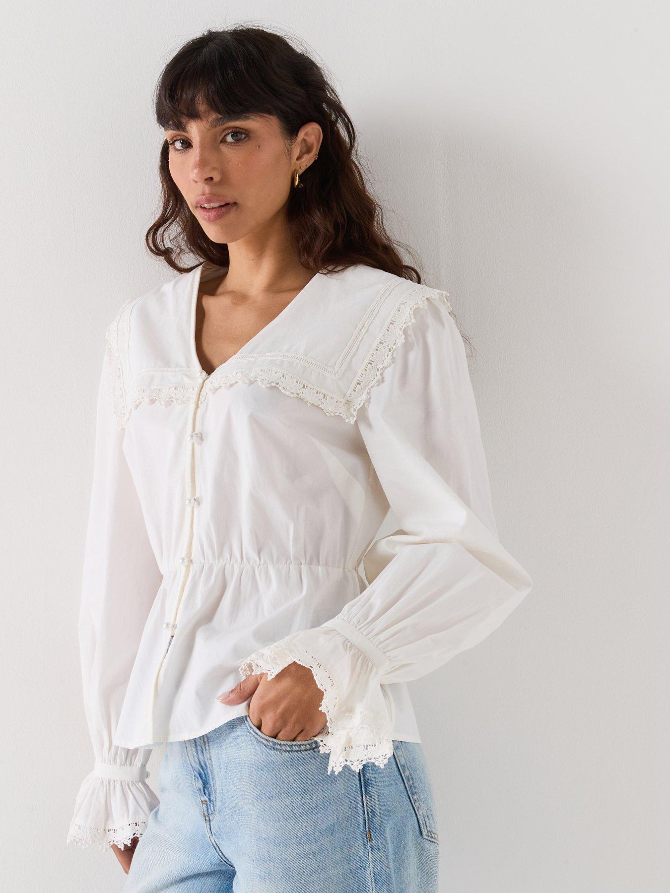 Image 1 of 6 of Barbour Tisbury Top - White