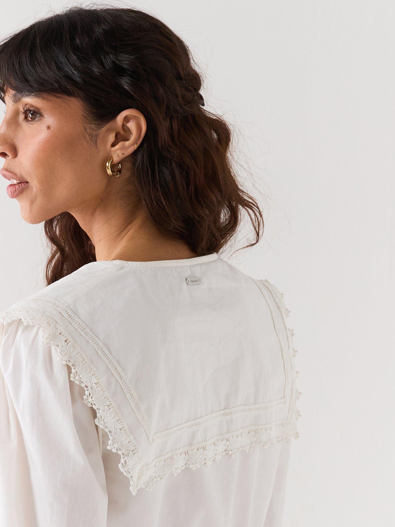 Image 6 of 6 of Barbour Tisbury Top - White