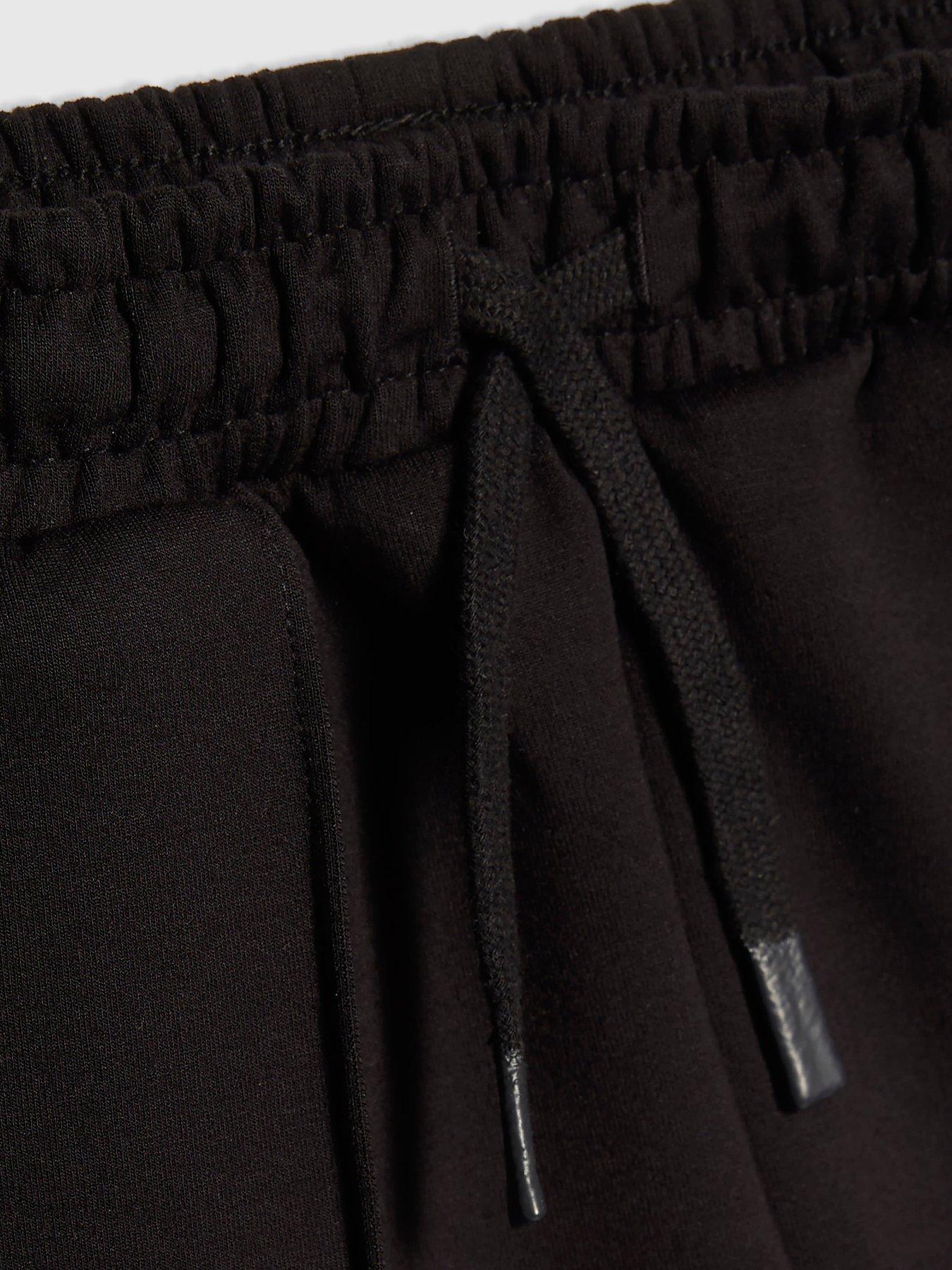 river-island-mini-mini-boys-slim-fit-polo-jogger-set-blackdetail