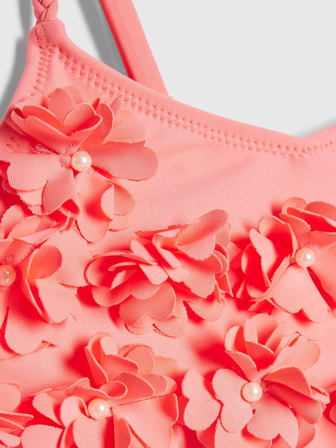 river-island-older-girls-3d-flower-bikini-set-orangedetail