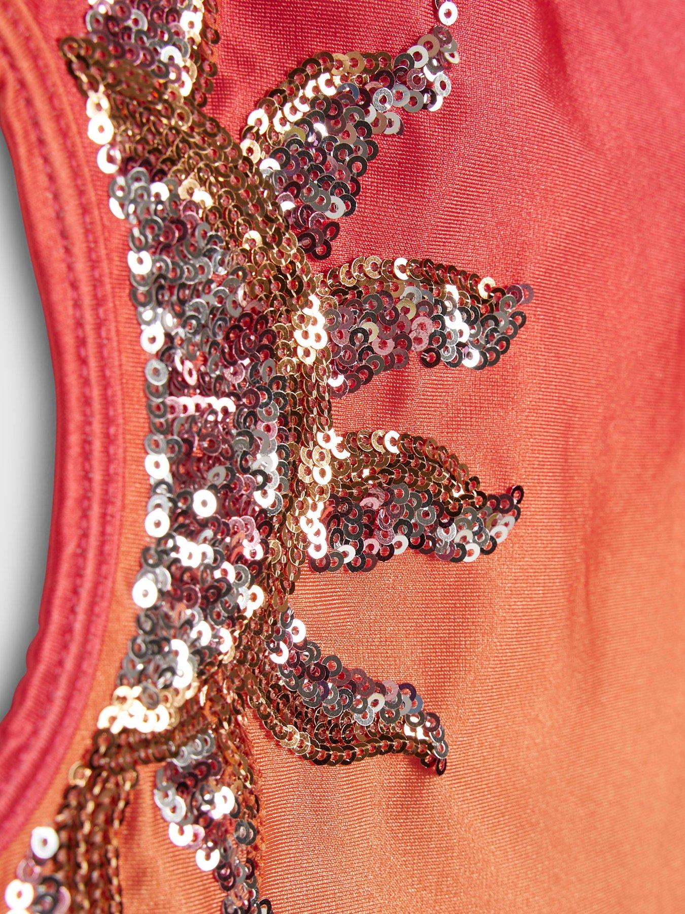 river-island-older-girls-sequin-sun-swimsuit-orangeoutfit