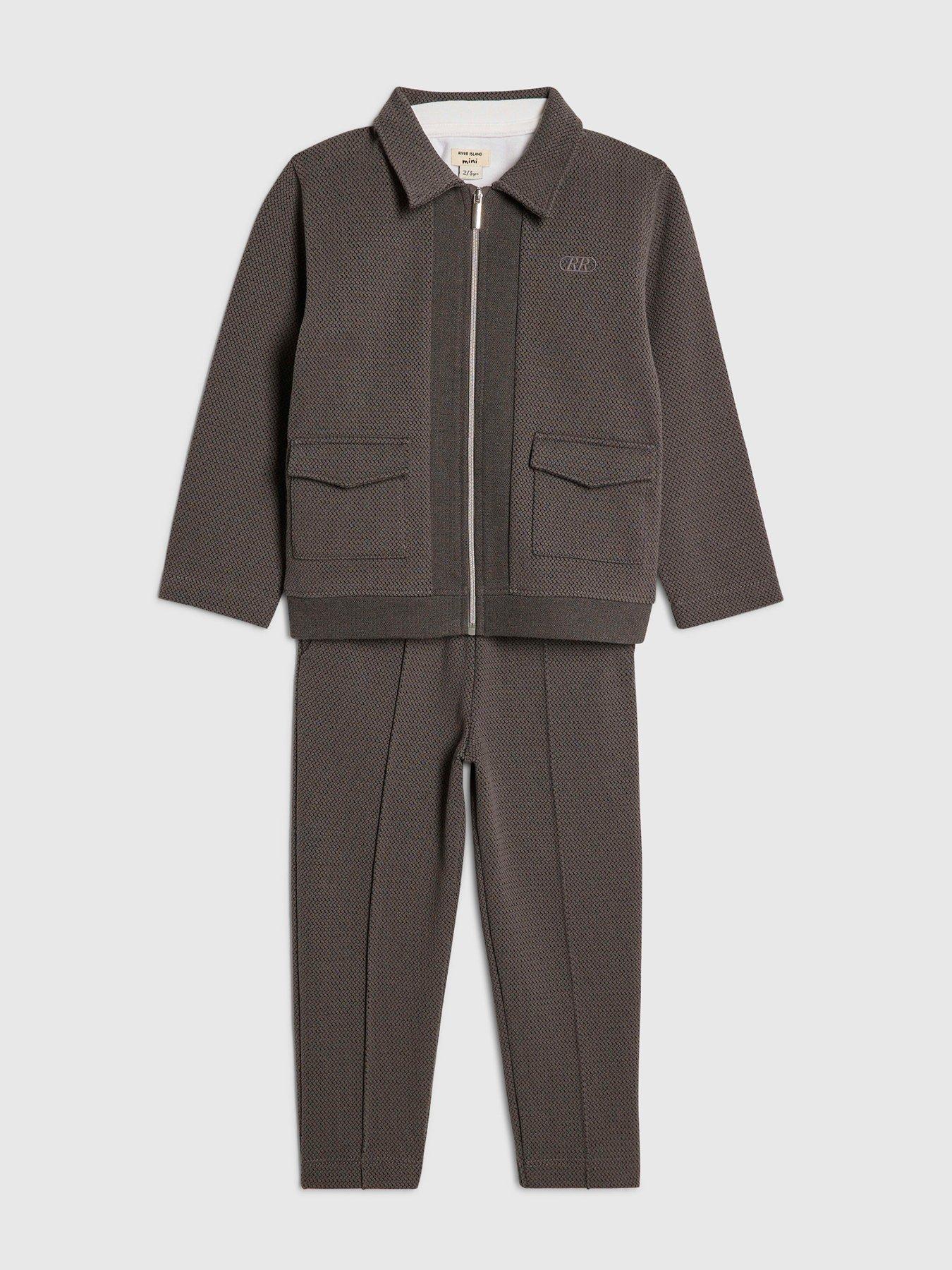 river-island-mini-boys-textured-harrington-3-piece-set-greyoutfit
