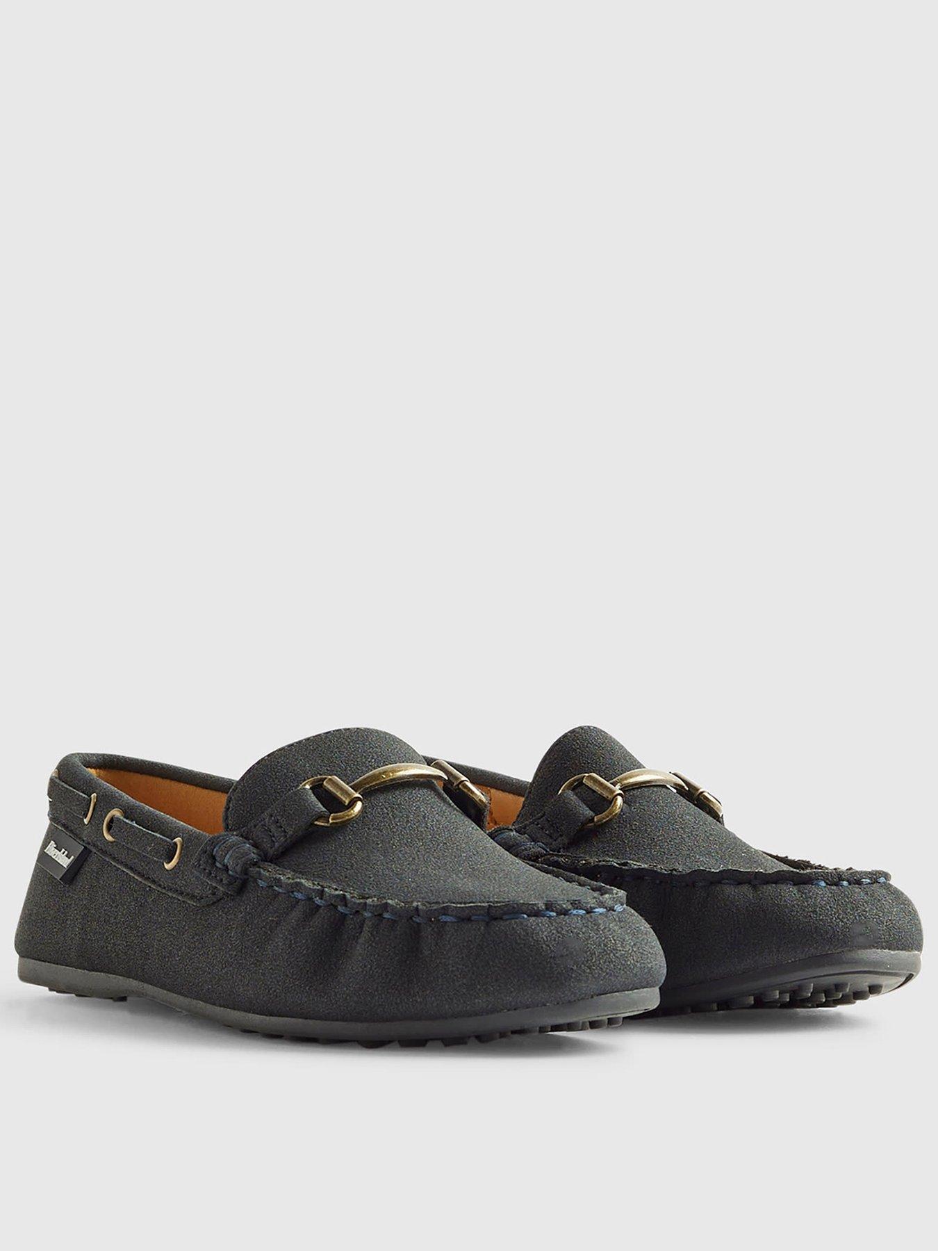 River Island Older Boys Occasion Loafers - Navy