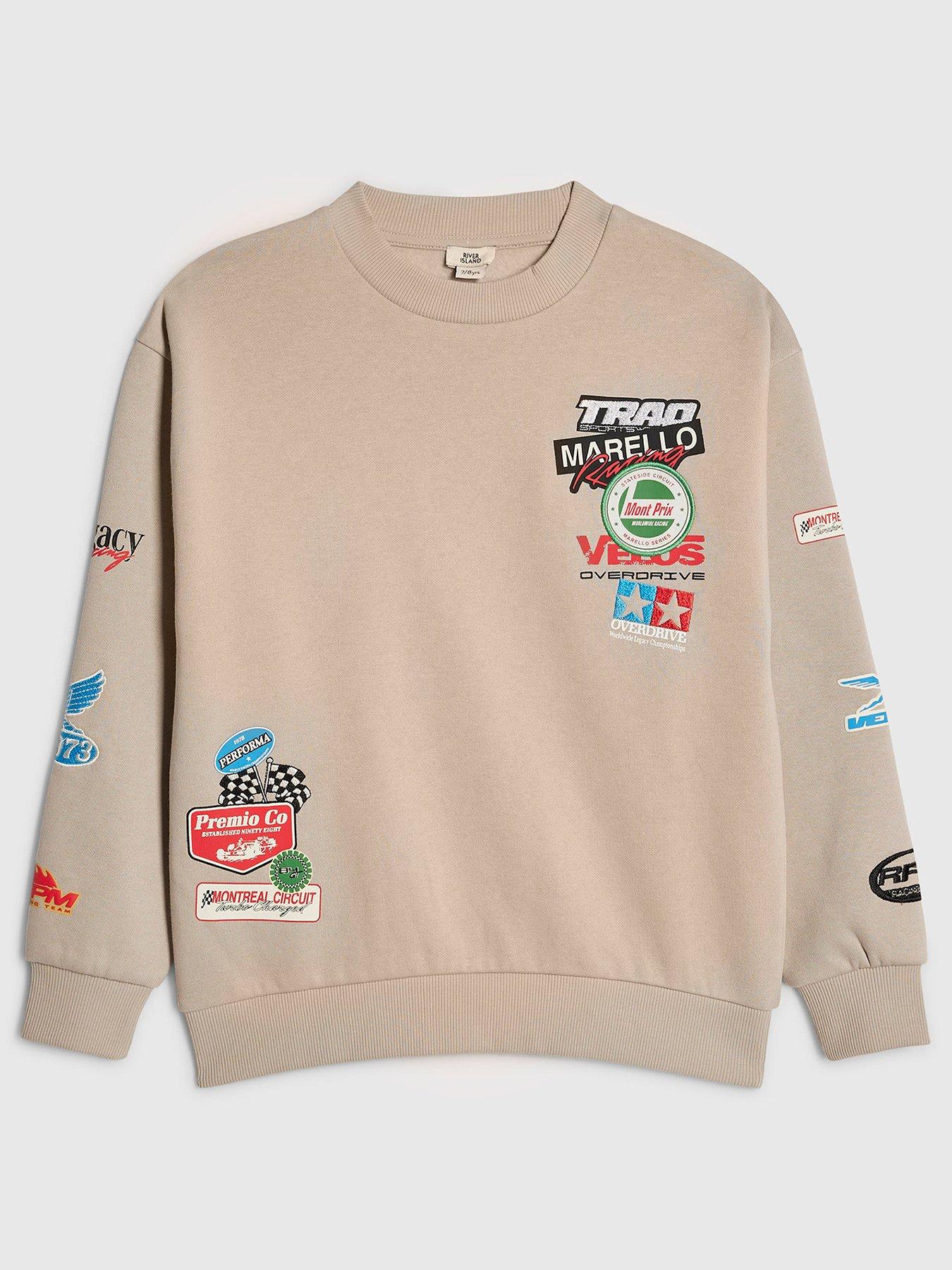 river-island-older-boys-motorsport-badges-sweatshirt-beige
