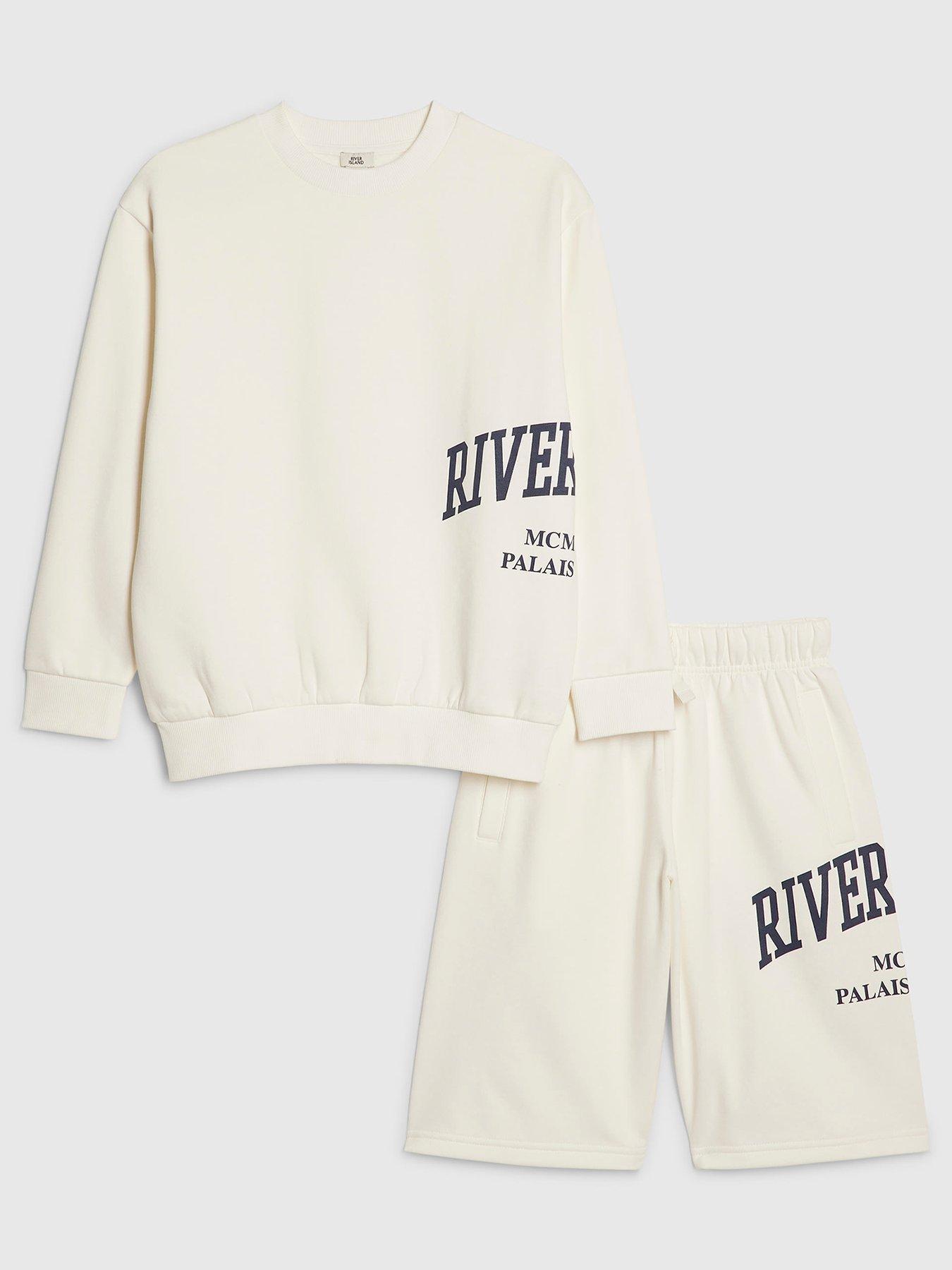 river-island-older-boys-sweatshirt-short-set-creamfront