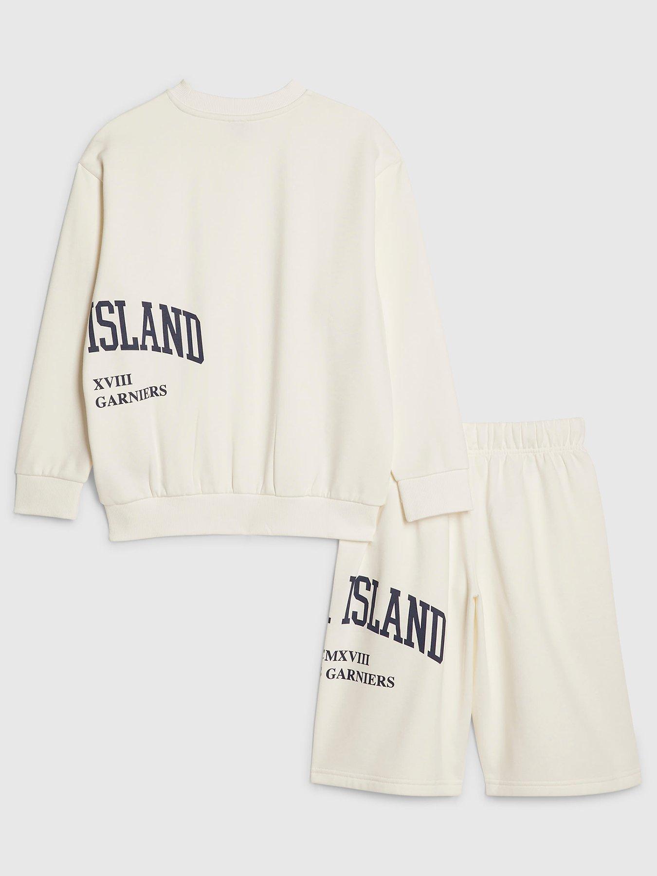 river-island-older-boys-sweatshirt-short-set-creamback