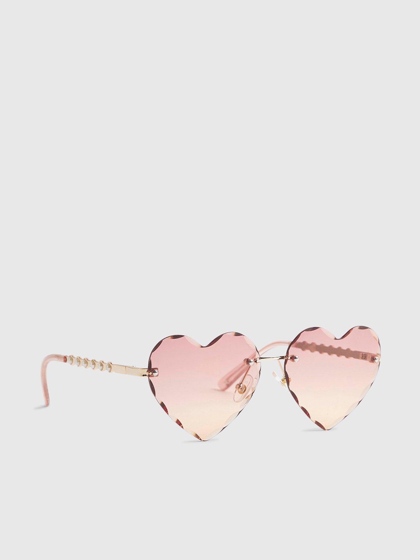 river-island-older-girls-rimless-heart-sunglasses-pink