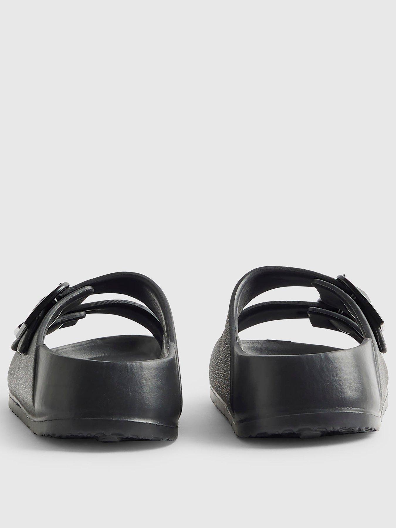 river-island-older-boys-moulded-double-strap-sliders-blackback