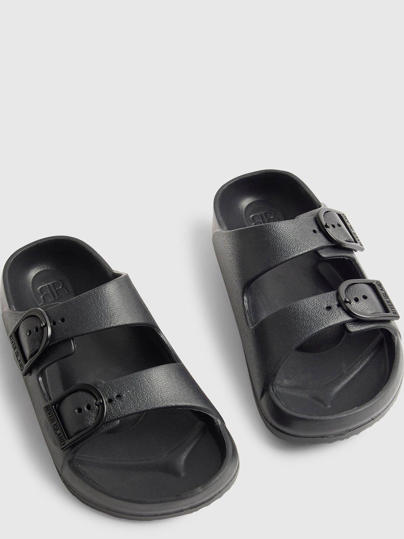 river-island-older-boys-moulded-double-strap-sliders-blackoutfit