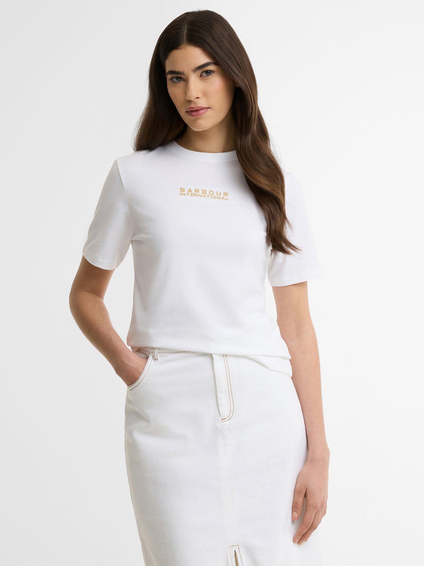 Image 1 of 4 of Barbour International BIntl Nova T-Shirt - White