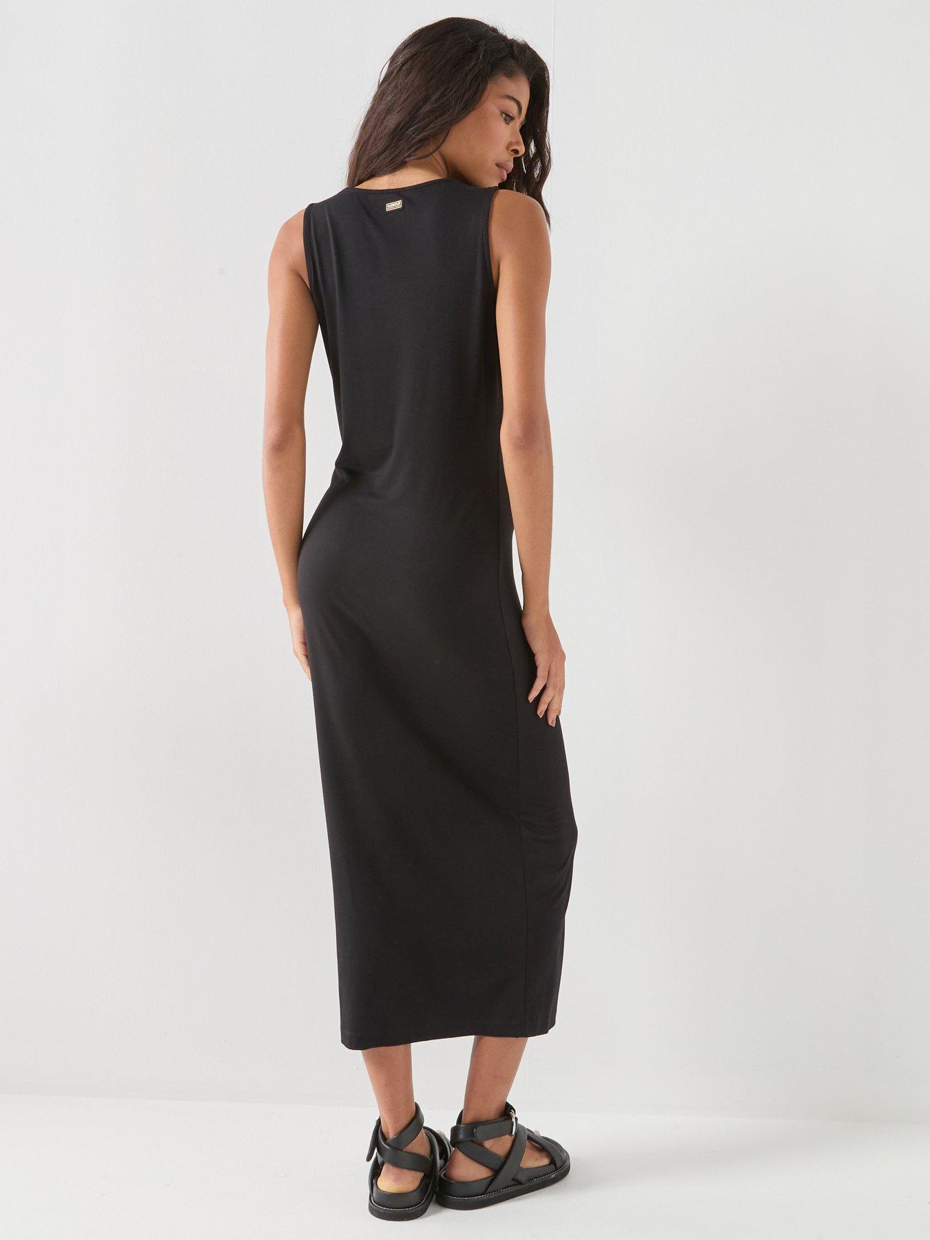 Image 2 of 6 of Barbour BIntl Cinzia Midi Dress - Black