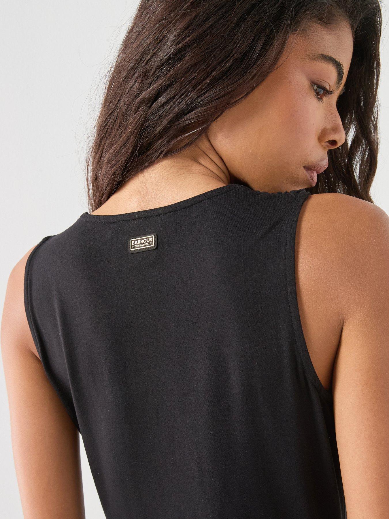 Image 4 of 6 of Barbour BIntl Cinzia Midi Dress - Black