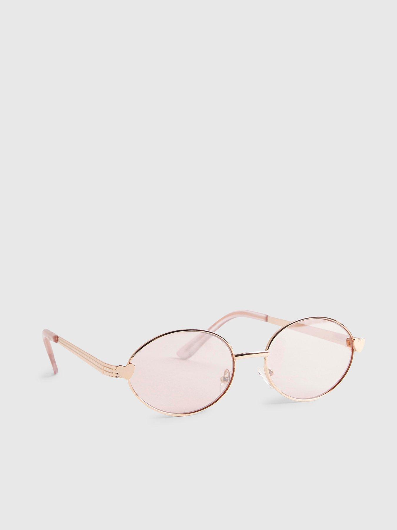 river-island-older-girls-oval-sunglasses-pinkfront