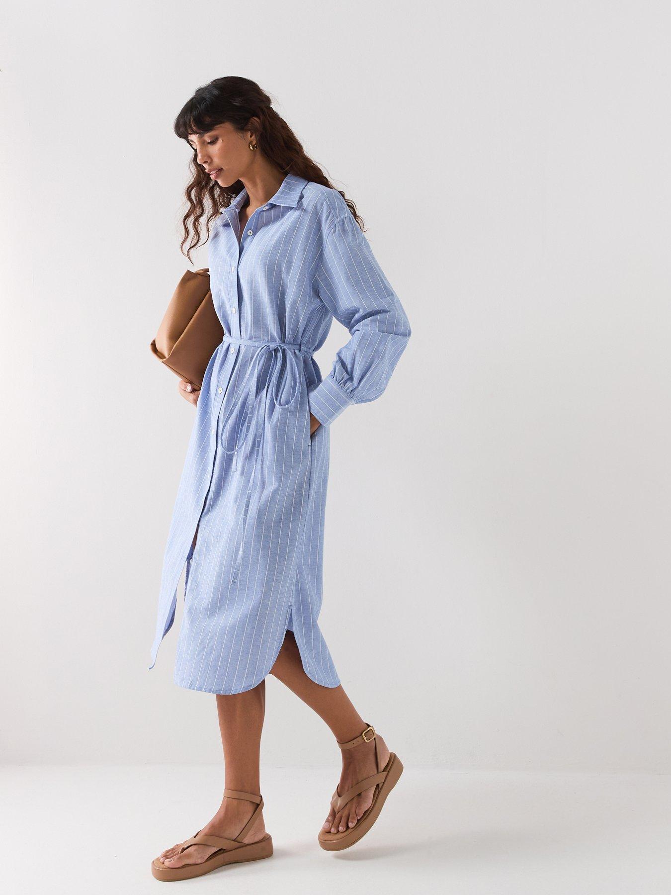 barbour shirt dress Barbour Avon Midi Shirt Dress