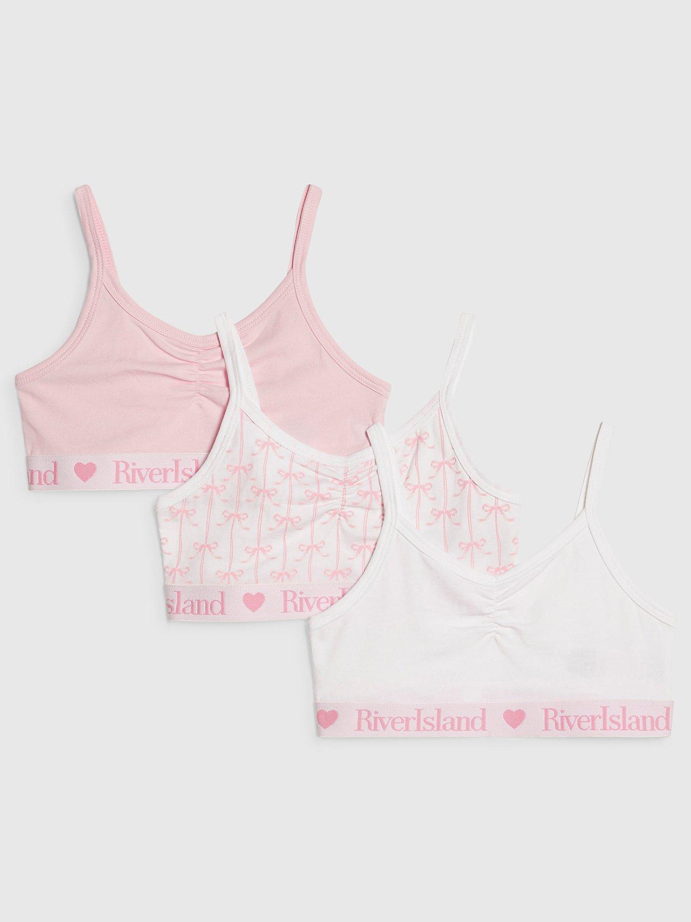 river-island-older-girls-bow-ruched-3-pack-crop-tops-pink