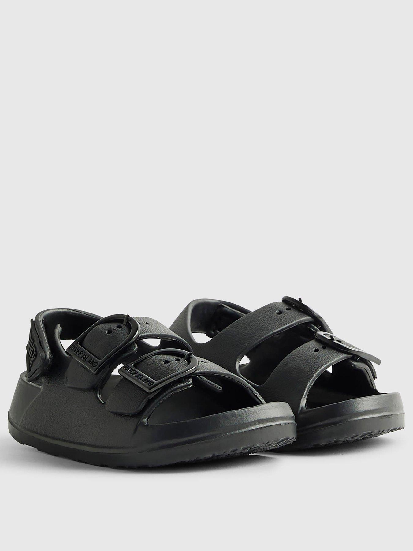 river-island-mini-boys-moulded-double-strap-sliders-blackstillFront