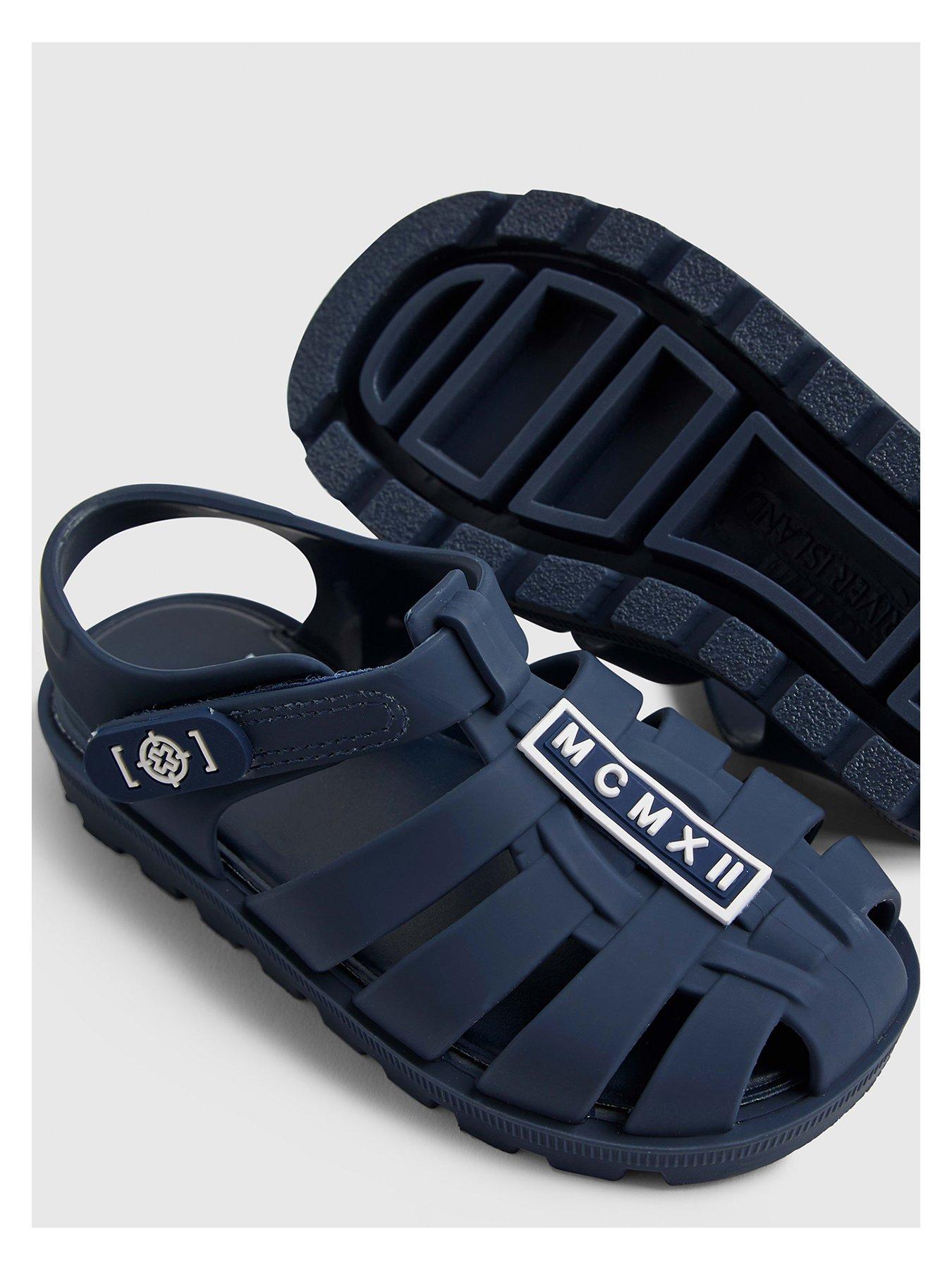 river-island-mini-boys-caged-jelly-sandals-navydetail