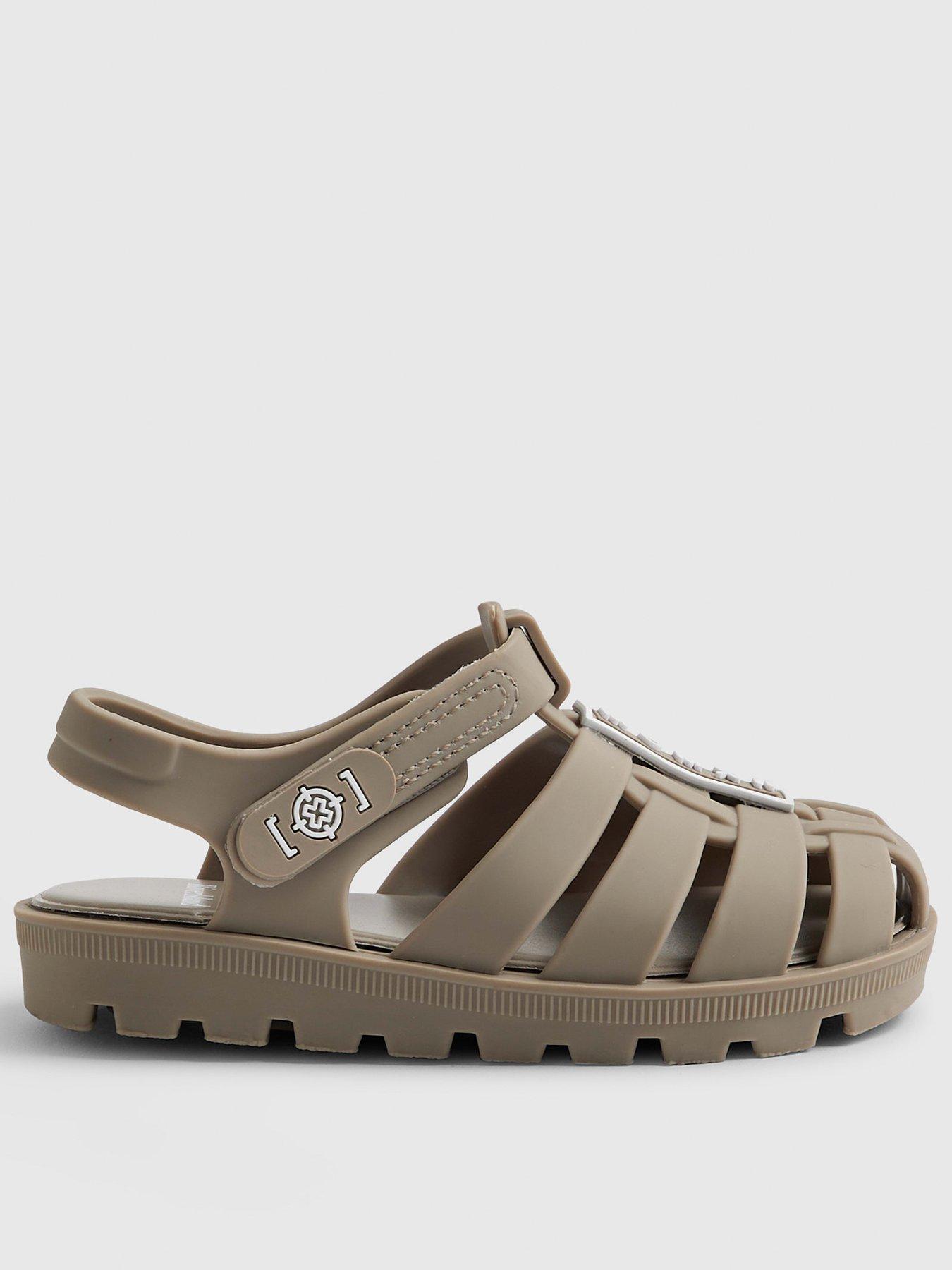 river-island-mini-boys-caged-jelly-sandals-beigefront