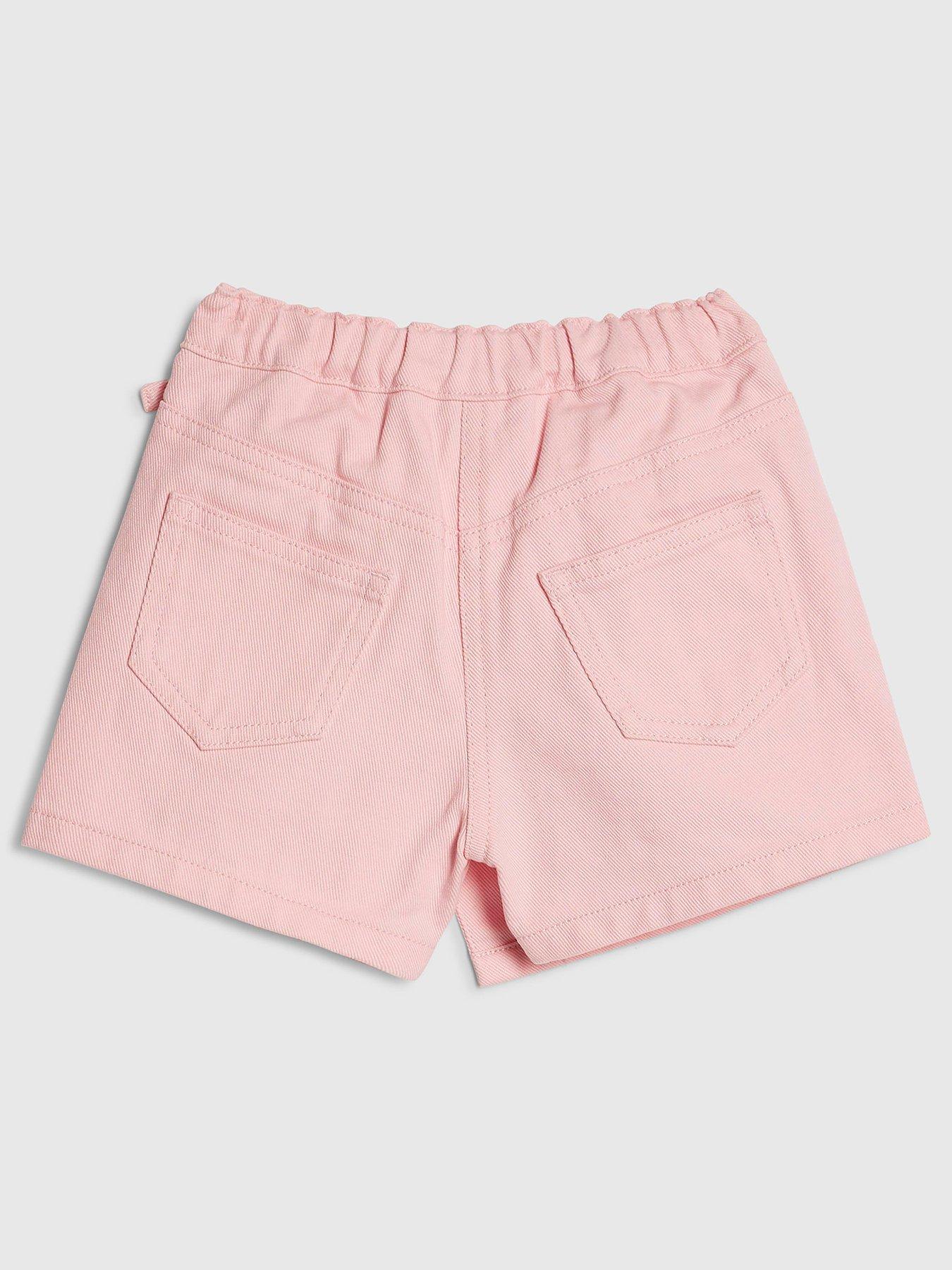 Image 2 of 4 of River Island Mini Girls Strawberry Crochet Skort - Pink