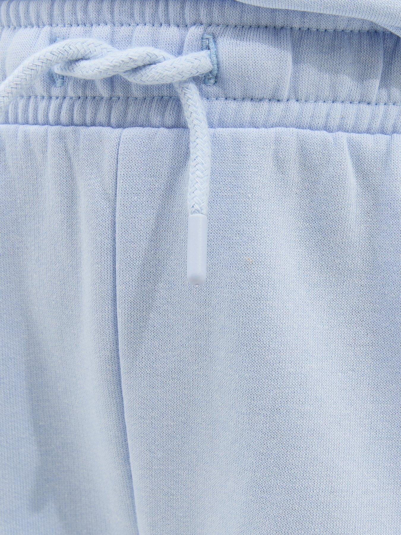 Image 5 of 5 of New Look 915 Girls Drawstring Jogger Shorts - Light Blue