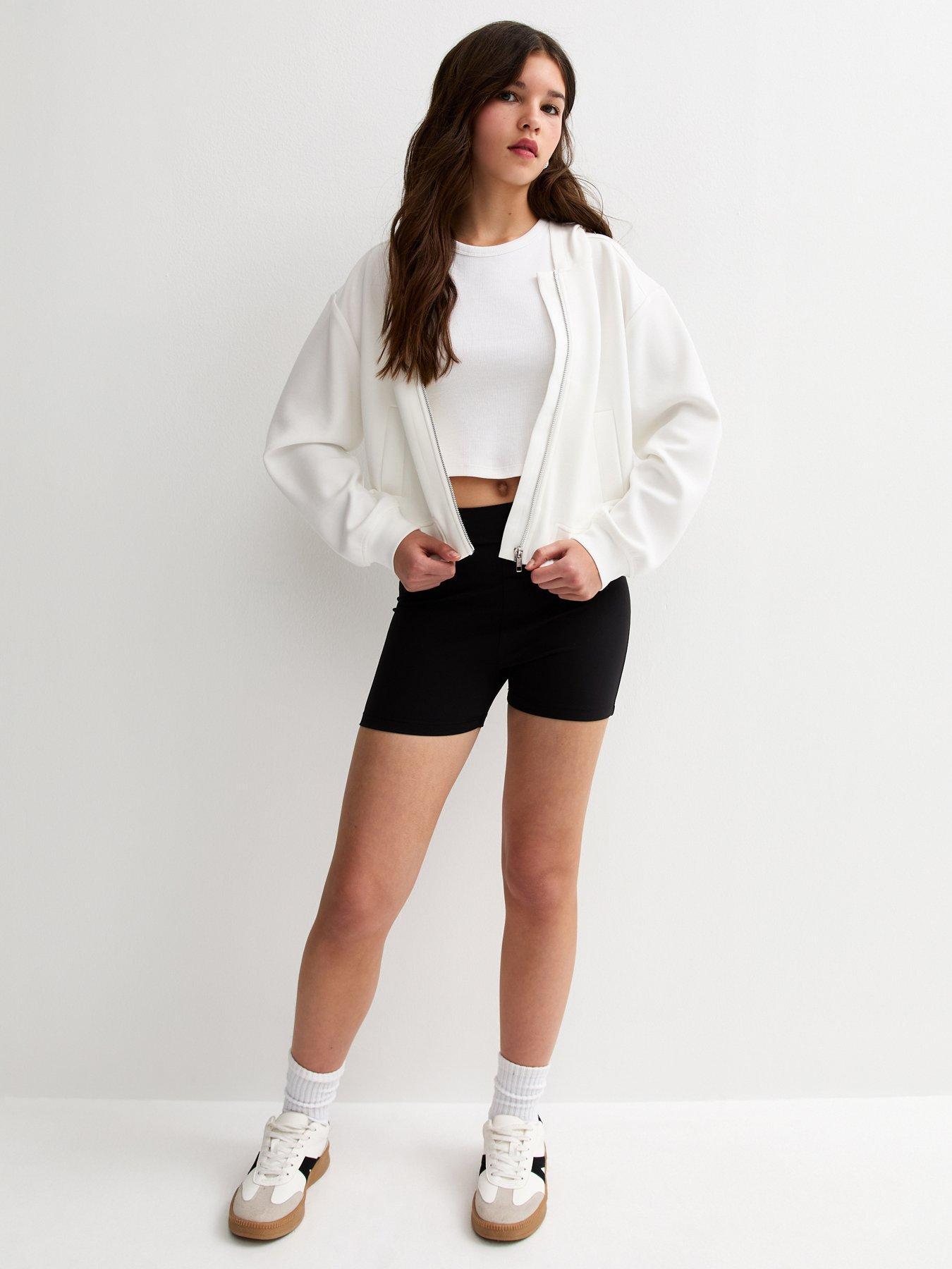 Image 3 of 5 of New Look 915 Girls Micro Cycling Shorts - Black