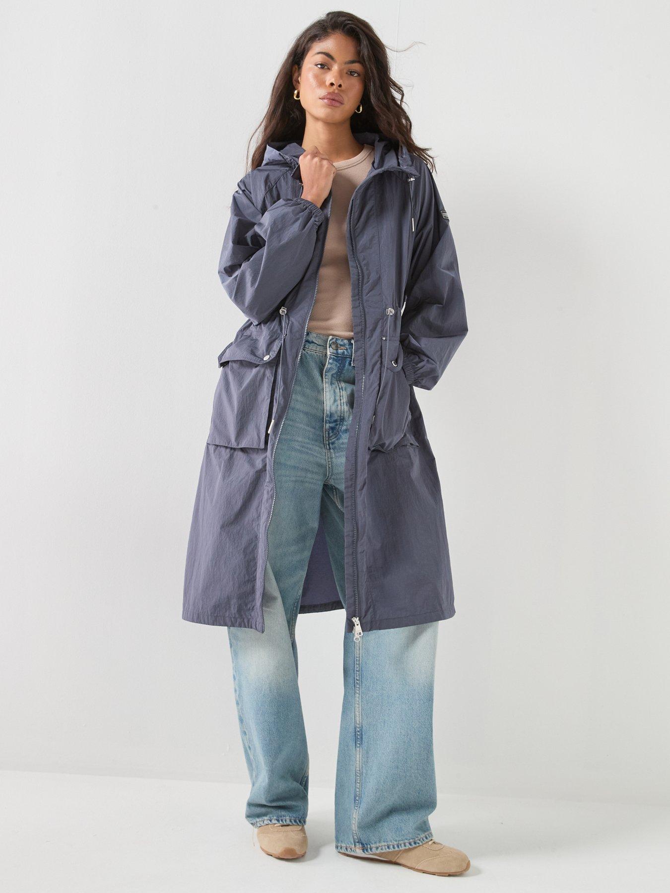 Image 3 of 6 of Barbour BIntl Danica Showerproof Jacket - White