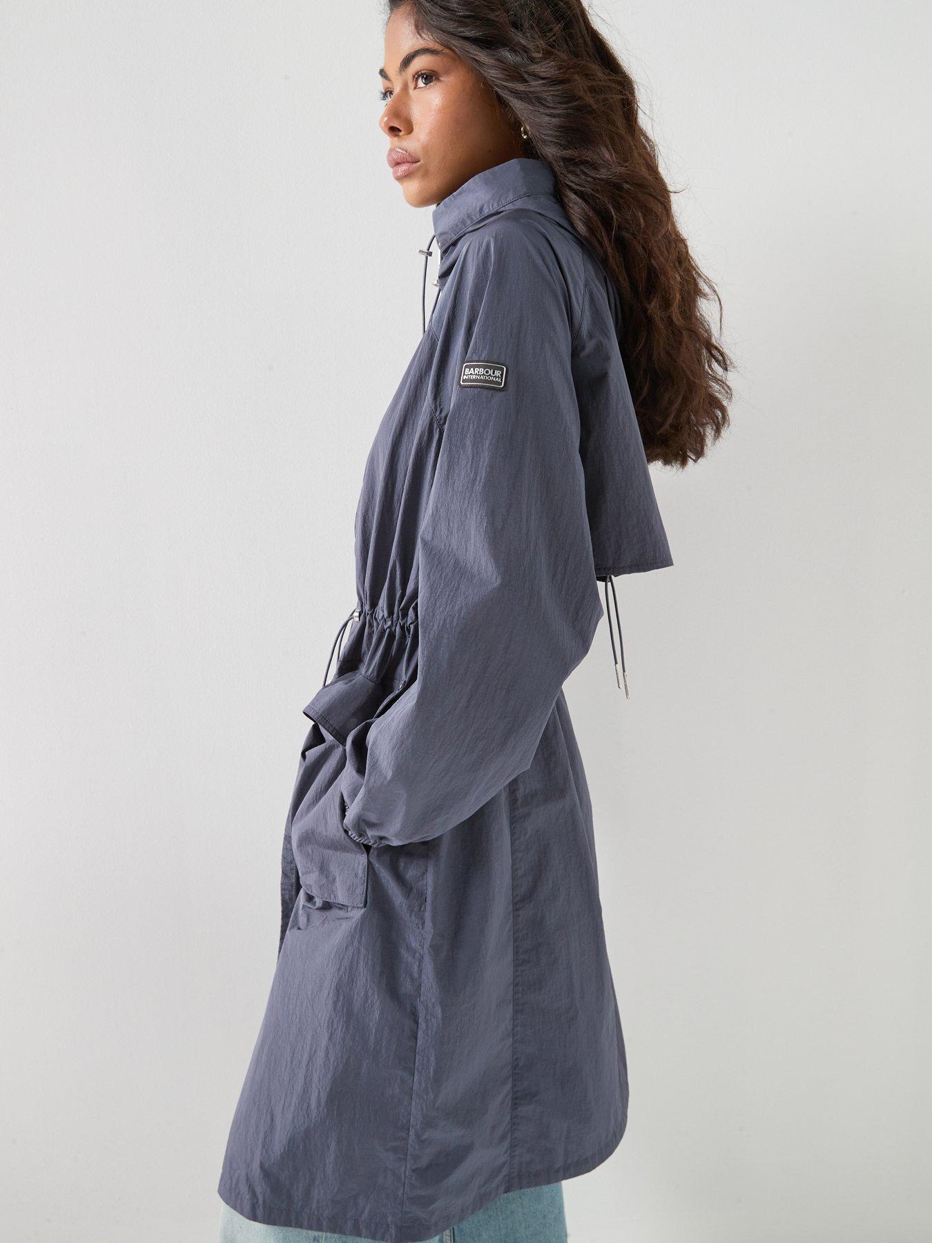 Image 4 of 6 of Barbour BIntl Danica Showerproof Jacket - White