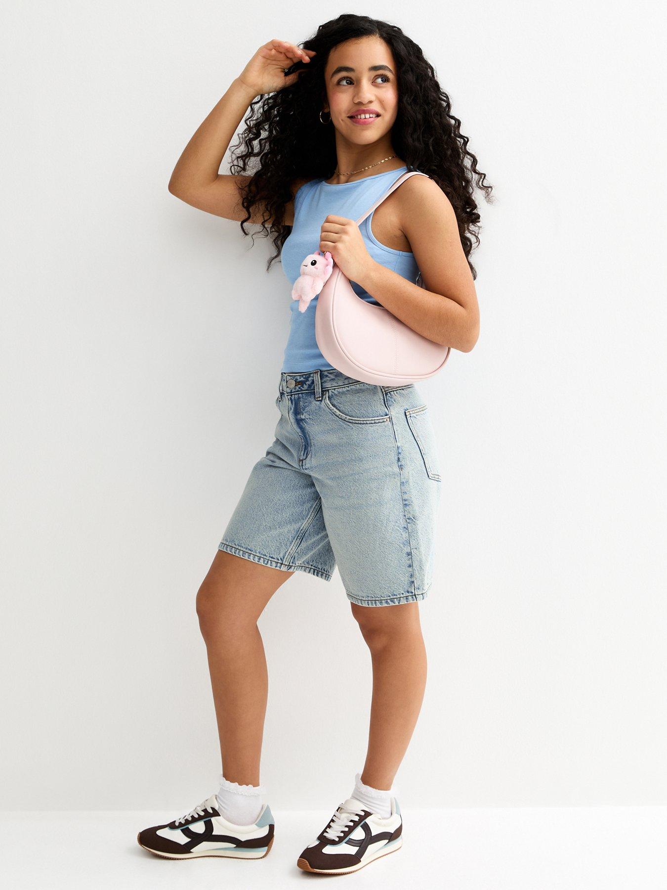 Image 3 of 4 of New Look 915 Girls Blue Denim Jorts
