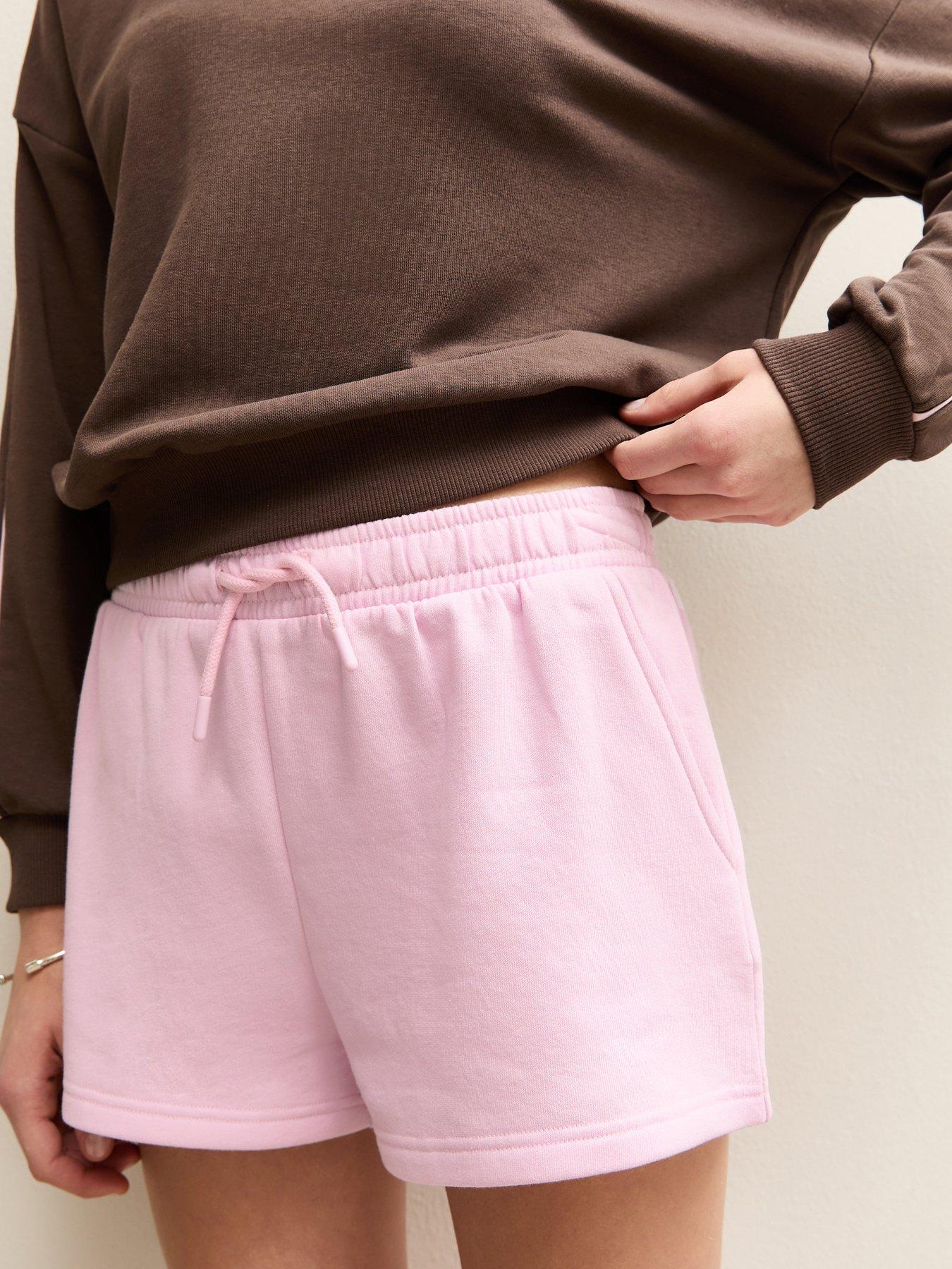 new-look-915-girls-drawstring-jogger-shorts-light-pinkoutfit