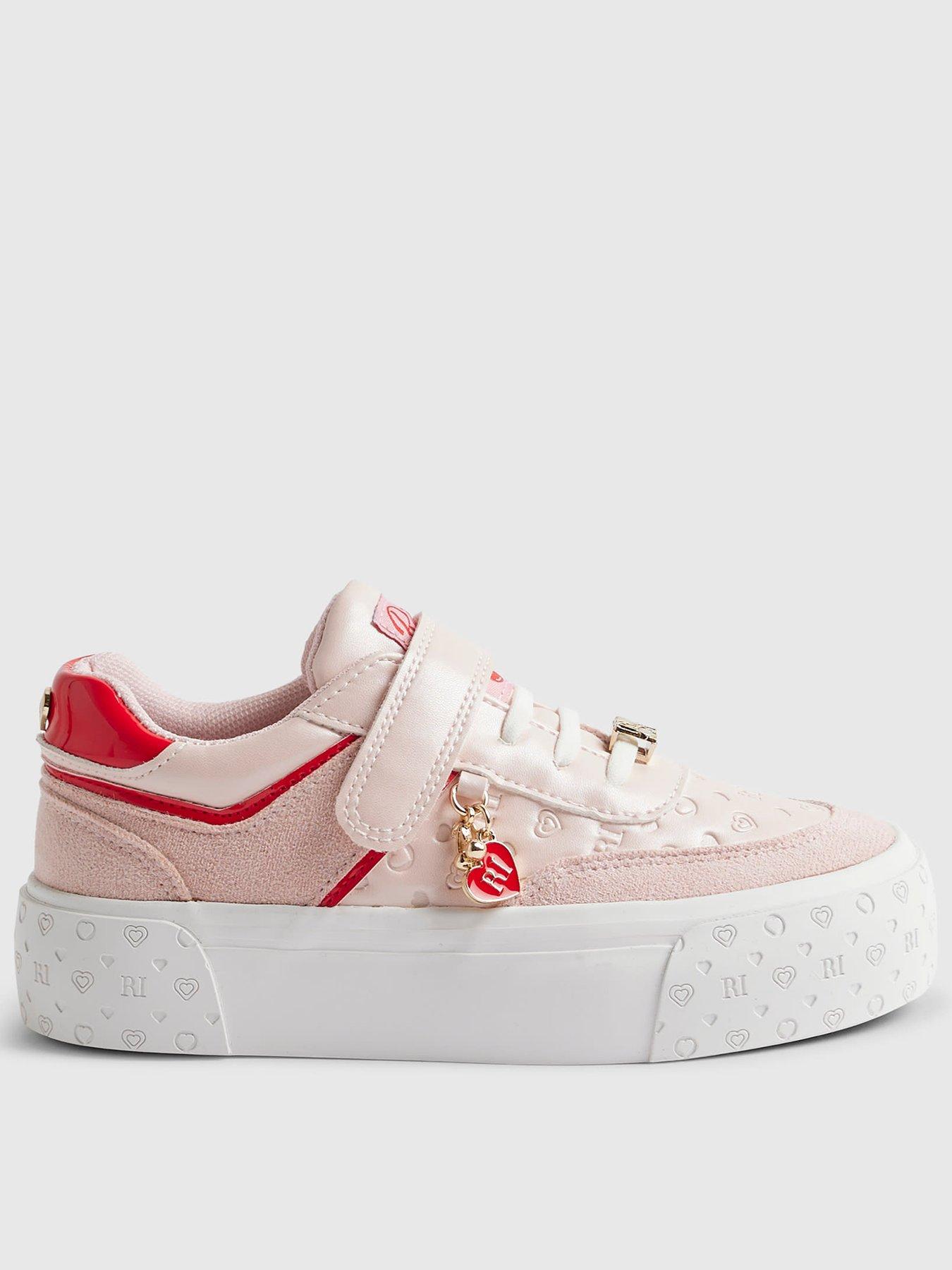 river-island-older-girls-ri-monogram-charm-trainers-pink
