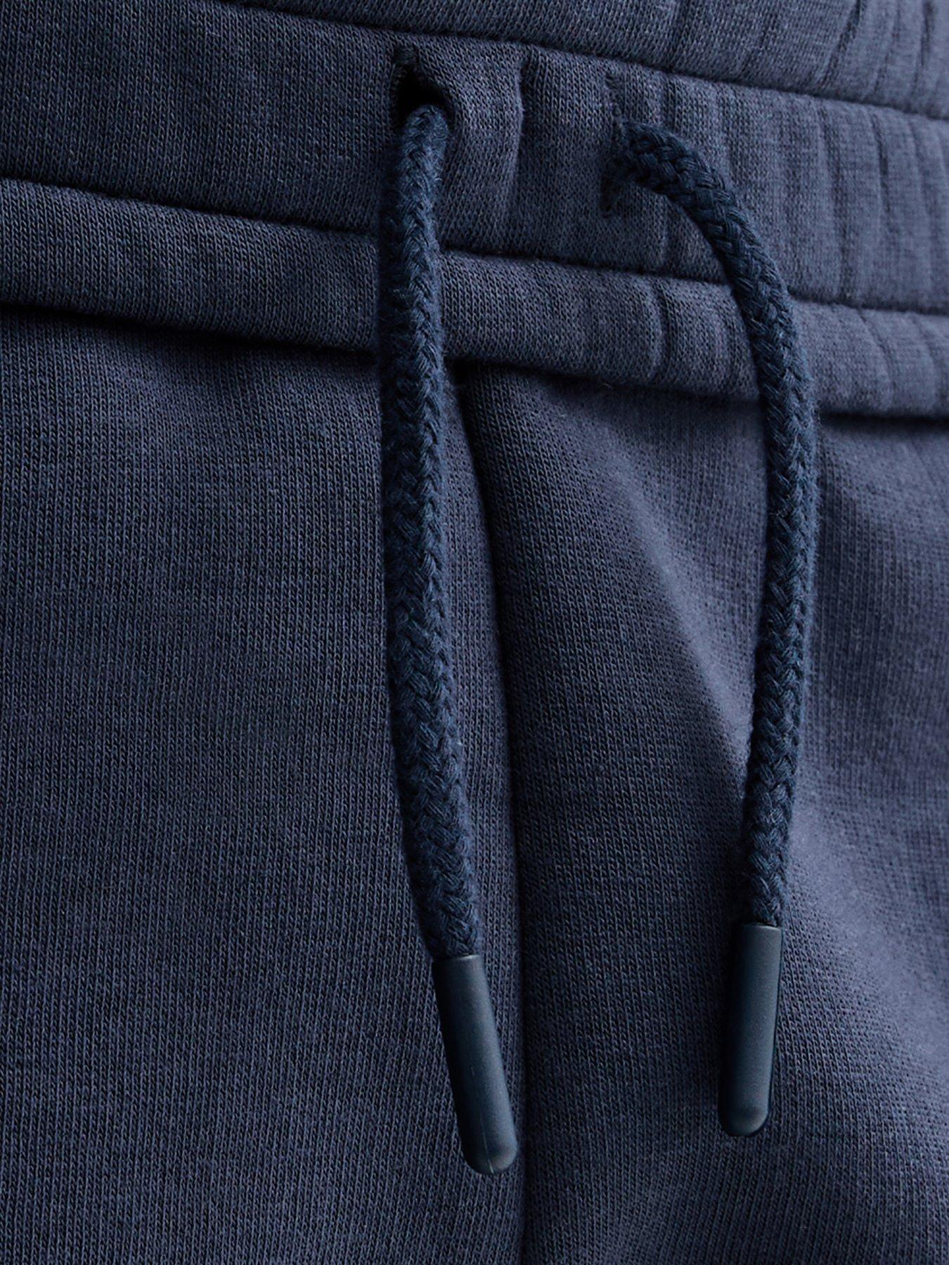 new-look-915-girls-side-stripe-drawstring-shorts-navydetail