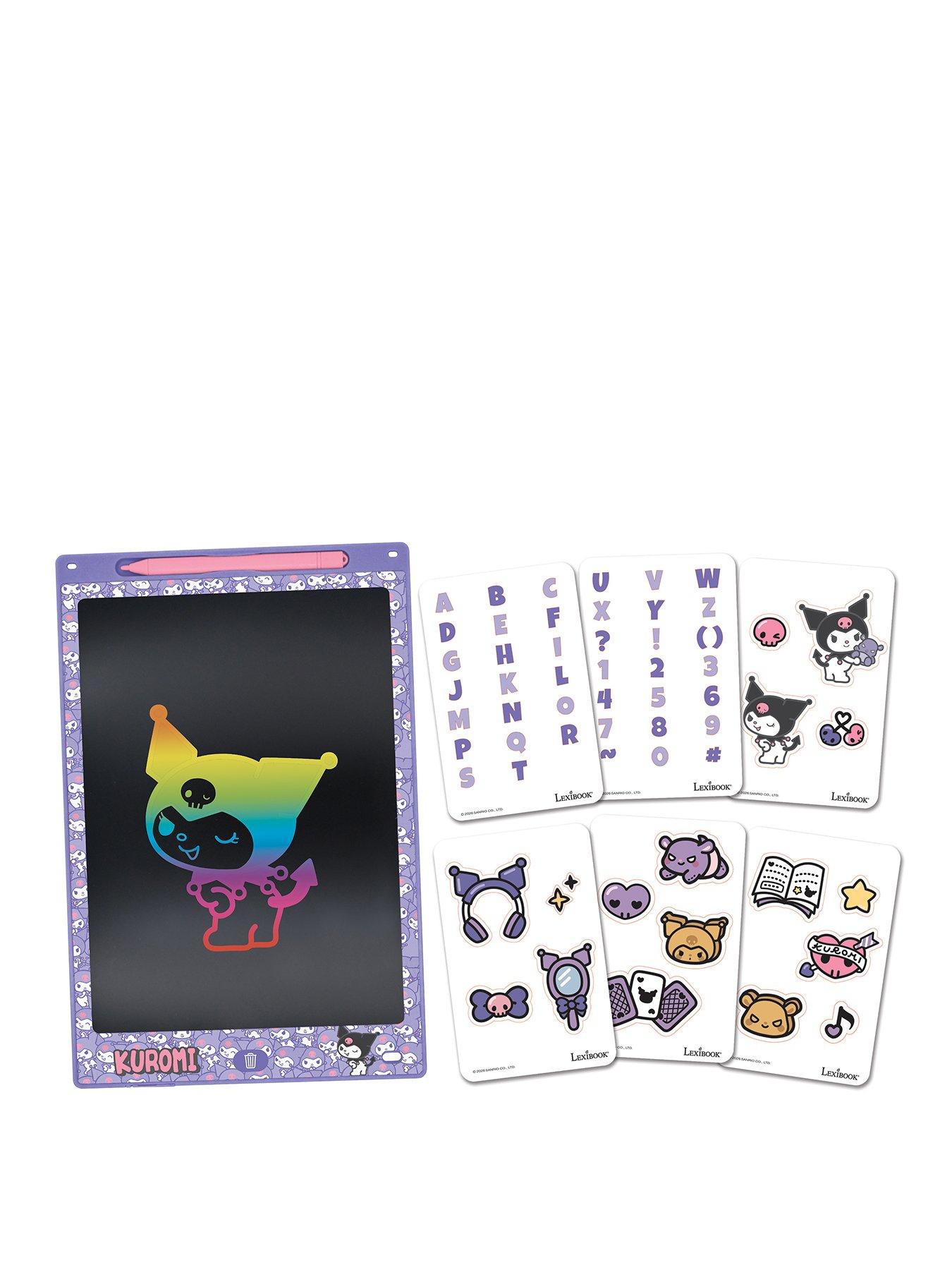 Image 1 of 7 of Hello Kitty Kuromi 11'' multicolor learning drawing E-ink tablet with stencils
