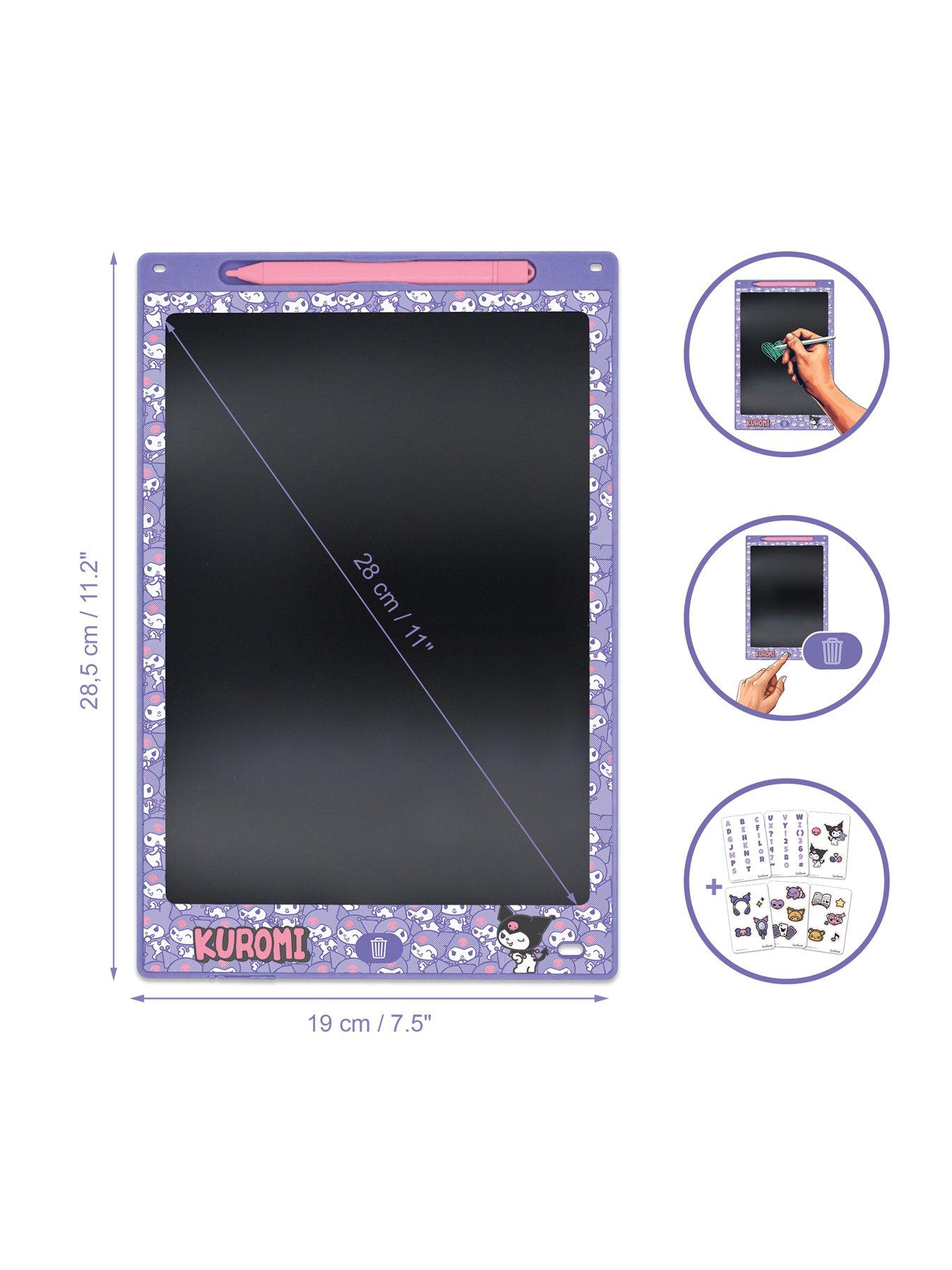 Image 2 of 7 of Hello Kitty Kuromi 11'' multicolor learning drawing E-ink tablet with stencils