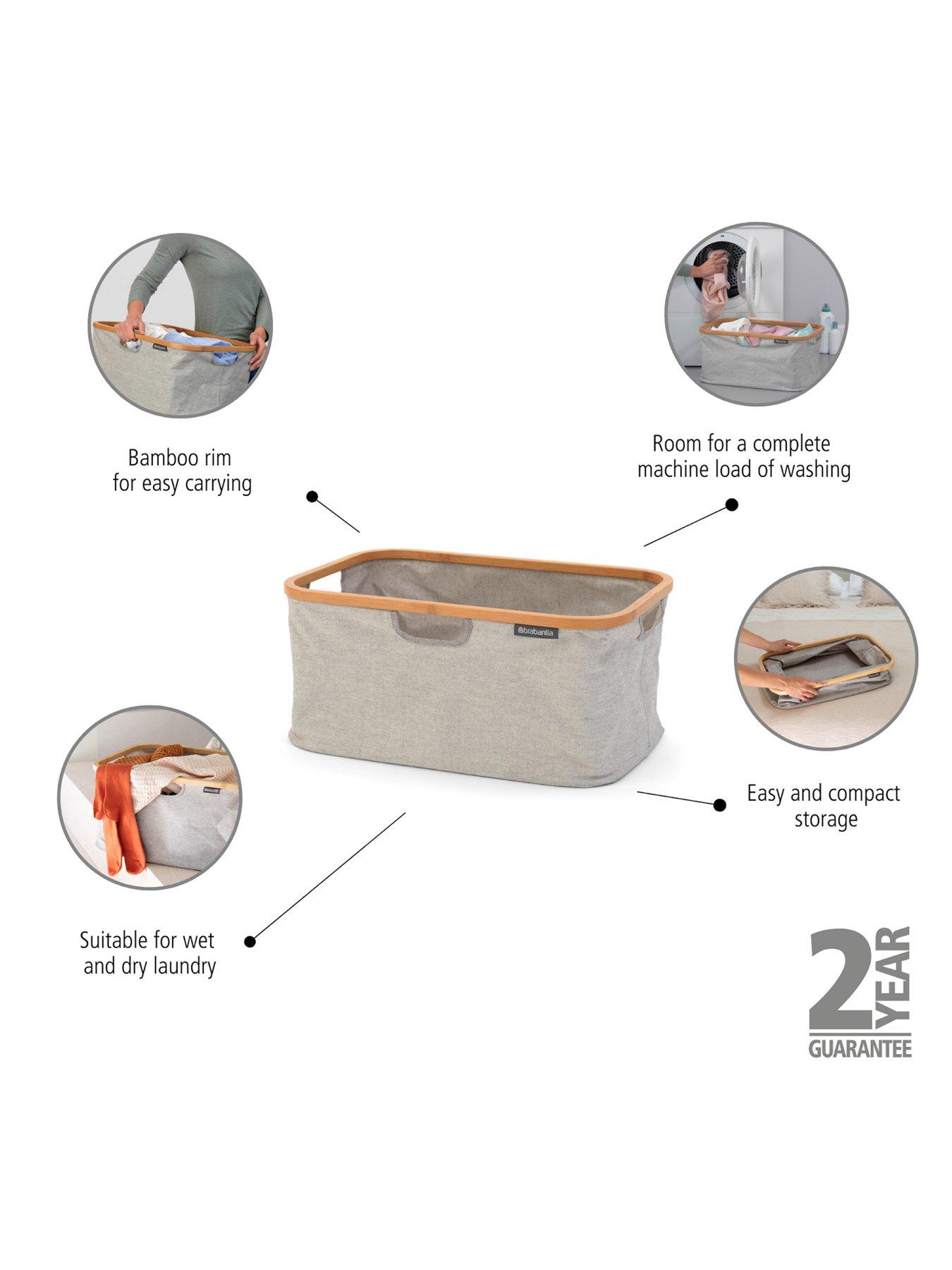 Image 3 of 7 of Brabantia Foldable Laundry Basket, 40l