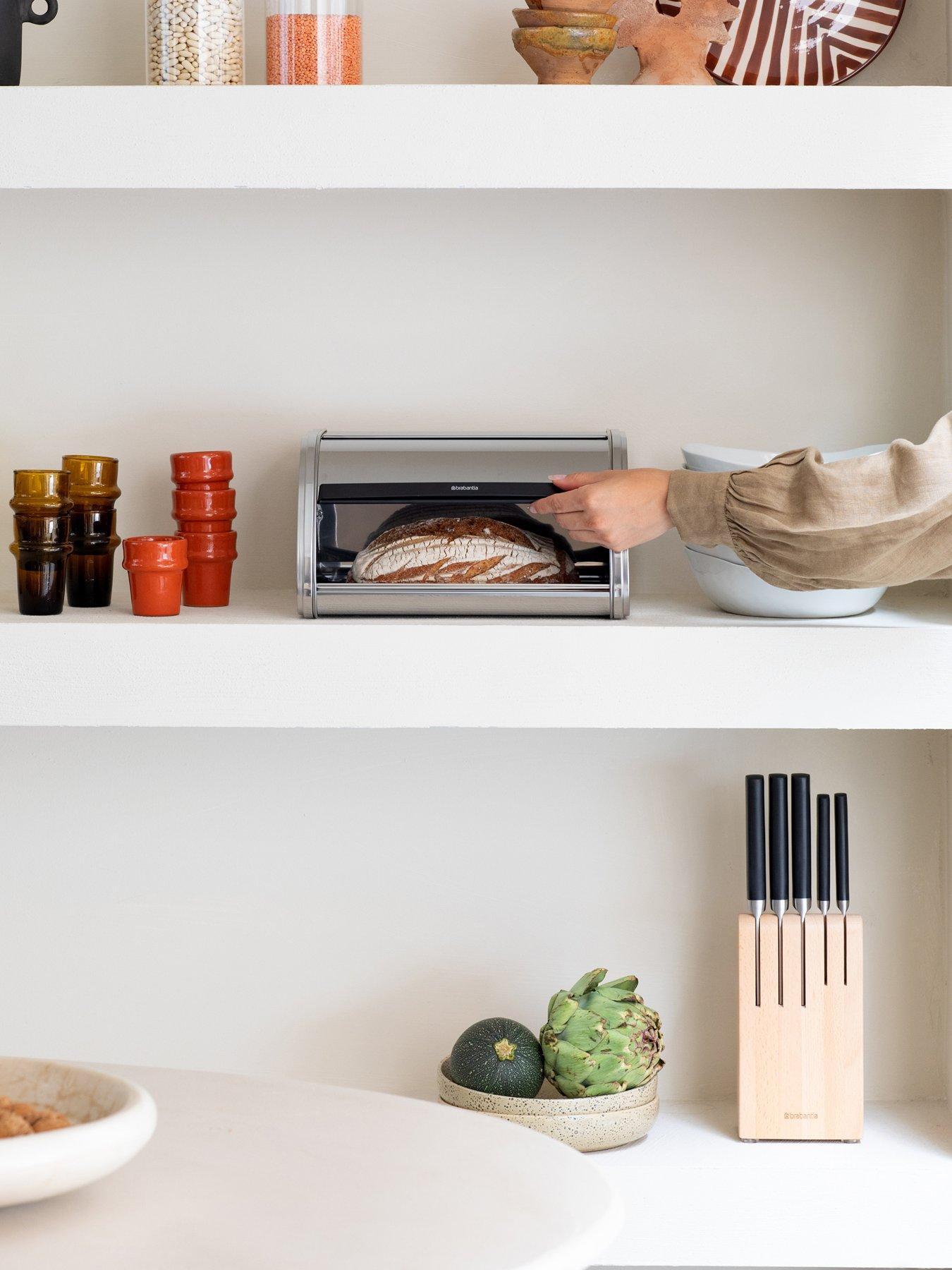 Brabantia Roll Top Bread Bin, Medium